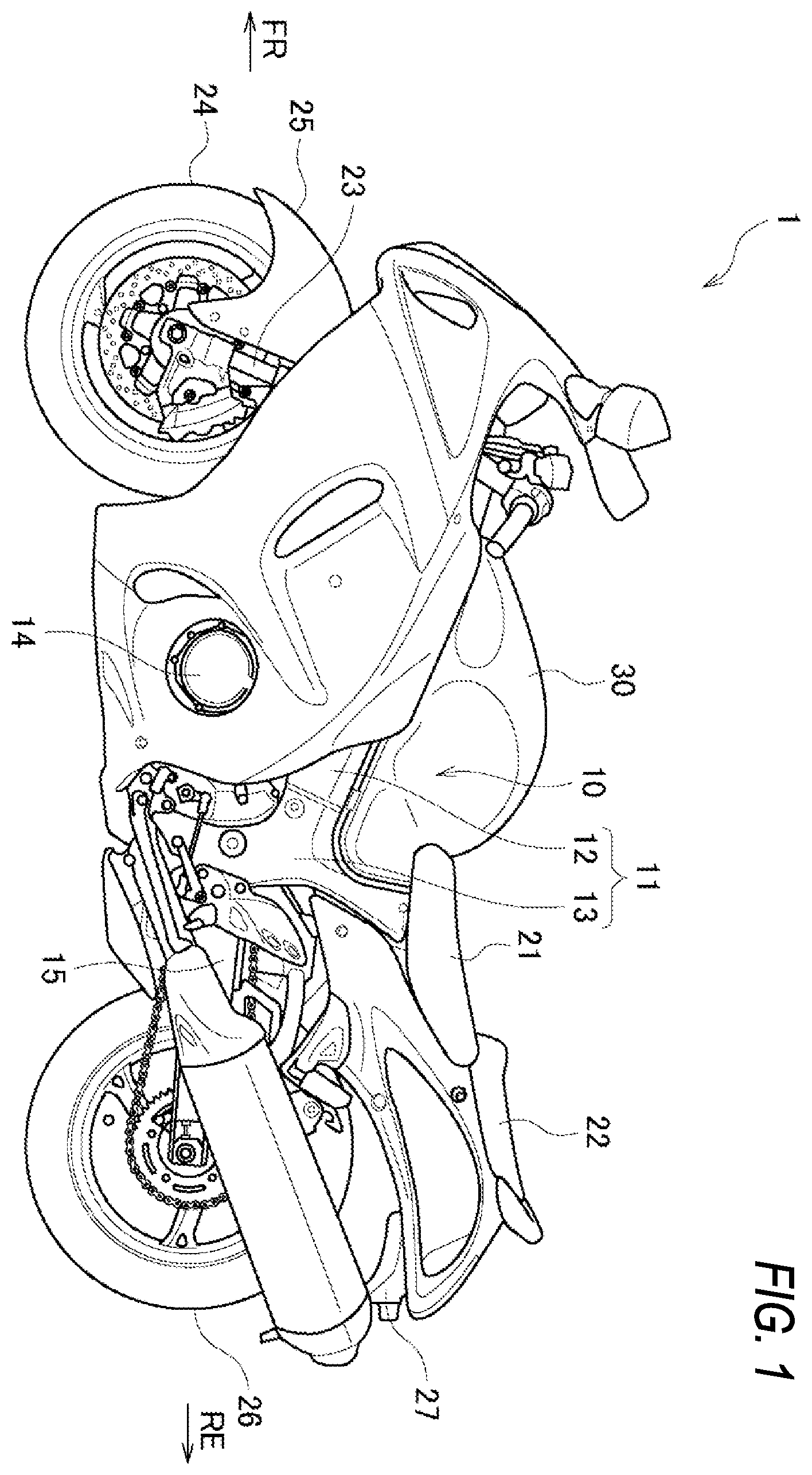 Patent US12139227 — Fuel tank and method for manufacturing fuel tank — Figure 1