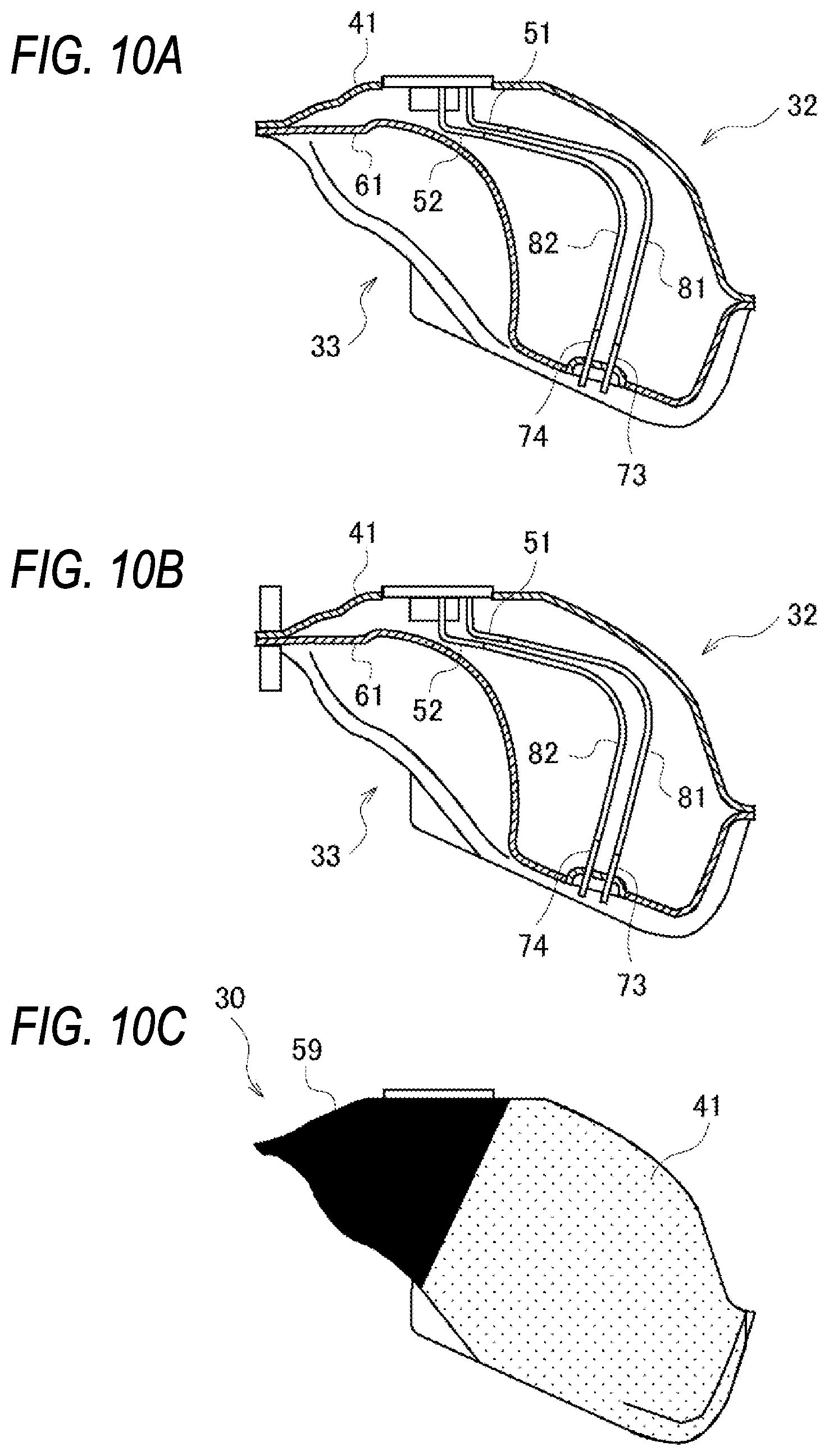 Patent US12139227 Figure 9 – Fuel tank and method for manufacturing fuel tank