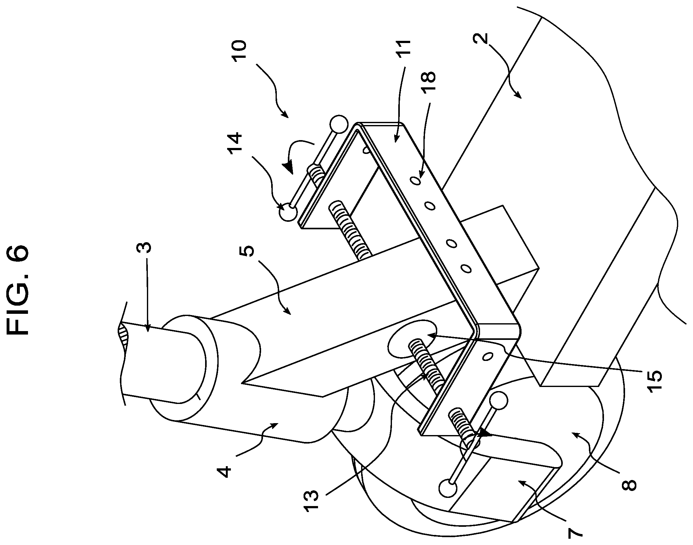 Patent US12139228 Figure 6 – Cargo securing apparatus for a scooter