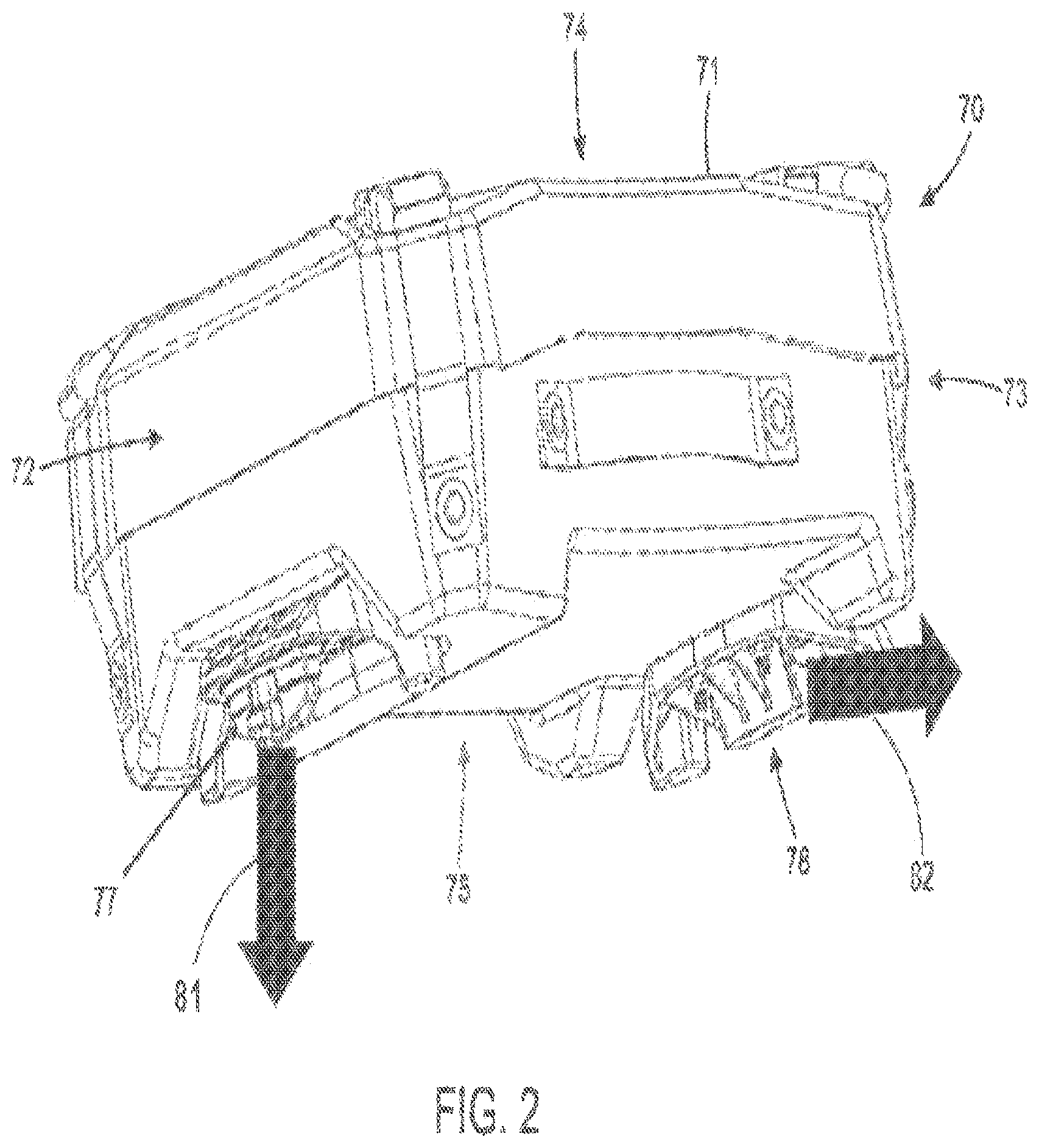 Patent US12139229 Figure 2 – Accessory mounting system for a vehicle and method for using the same