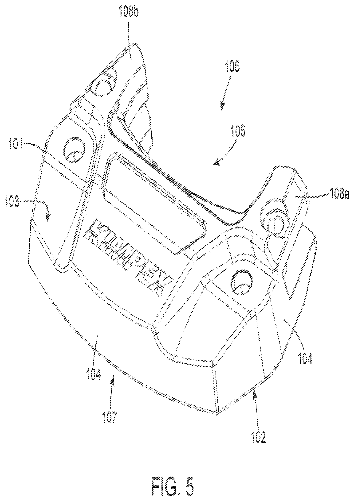 Patent US12139229 Figure 5 – Accessory mounting system for a vehicle and method for using the same