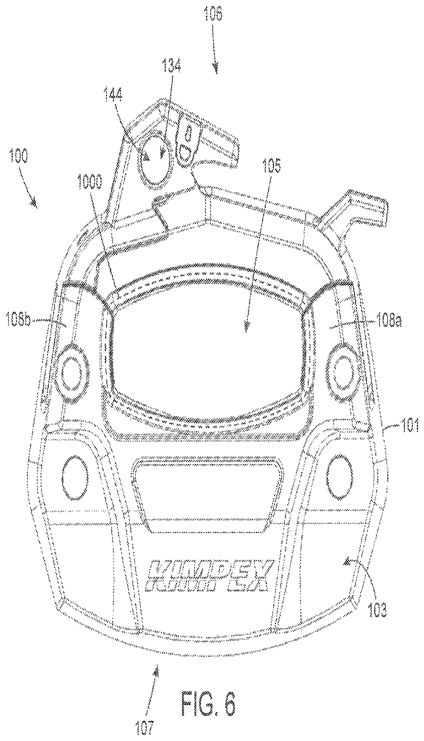 Patent US12139229 Figure 6 – Accessory mounting system for a vehicle and method for using the same