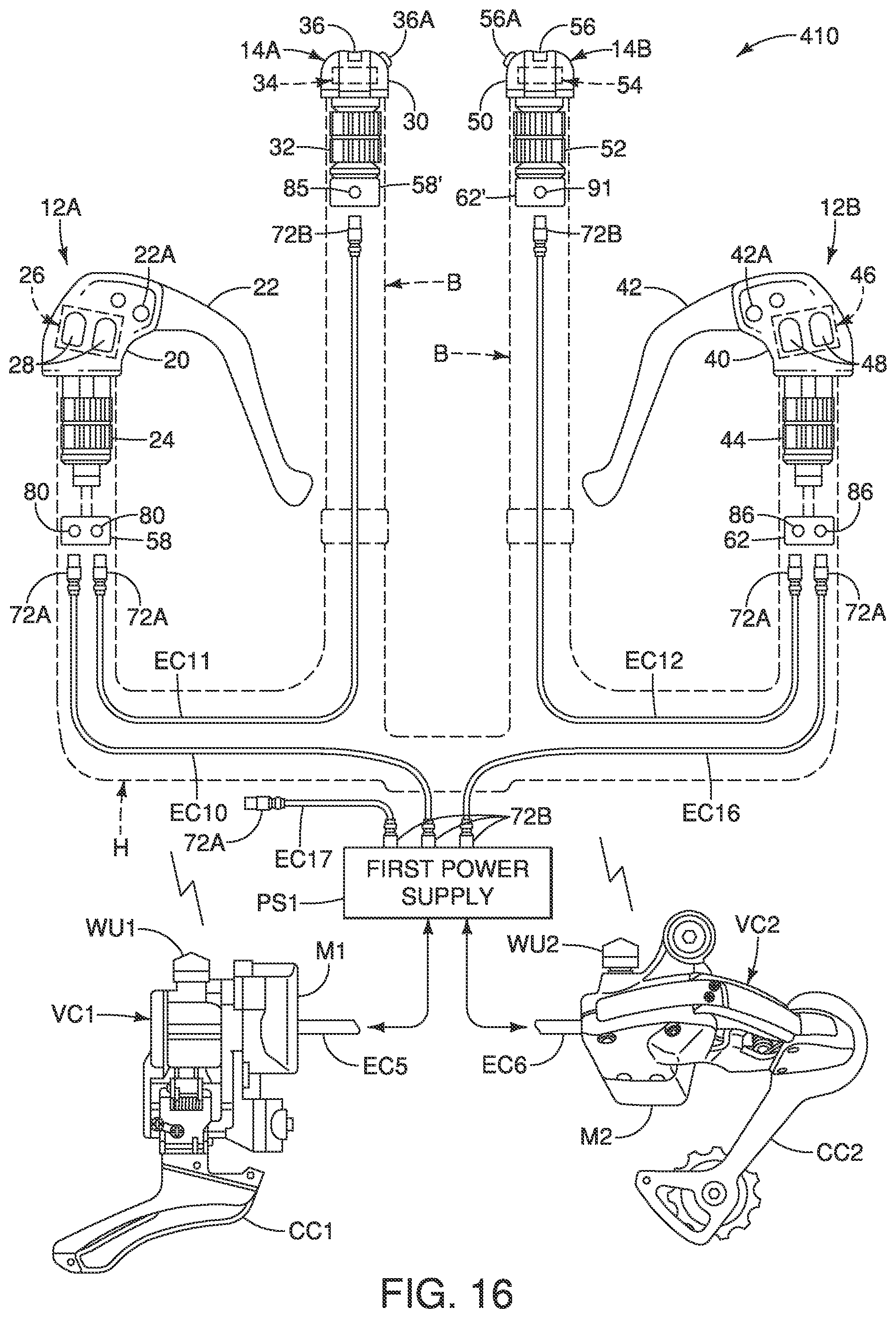Patent US12139232 Figure 11 – Control system for human-powered vehicle