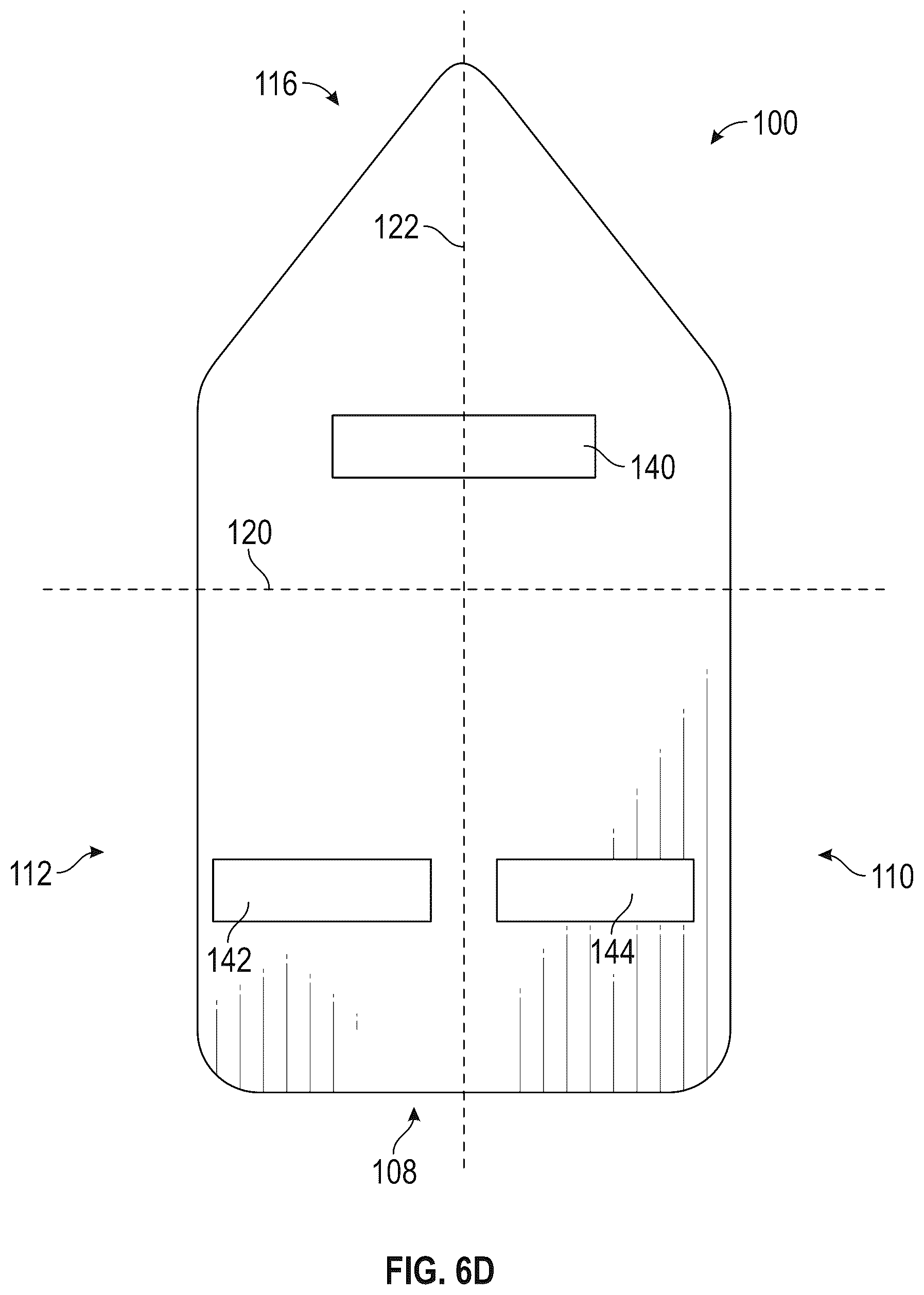 Patent US12139236 Figure 13 – Water sports boat with foil displacement system