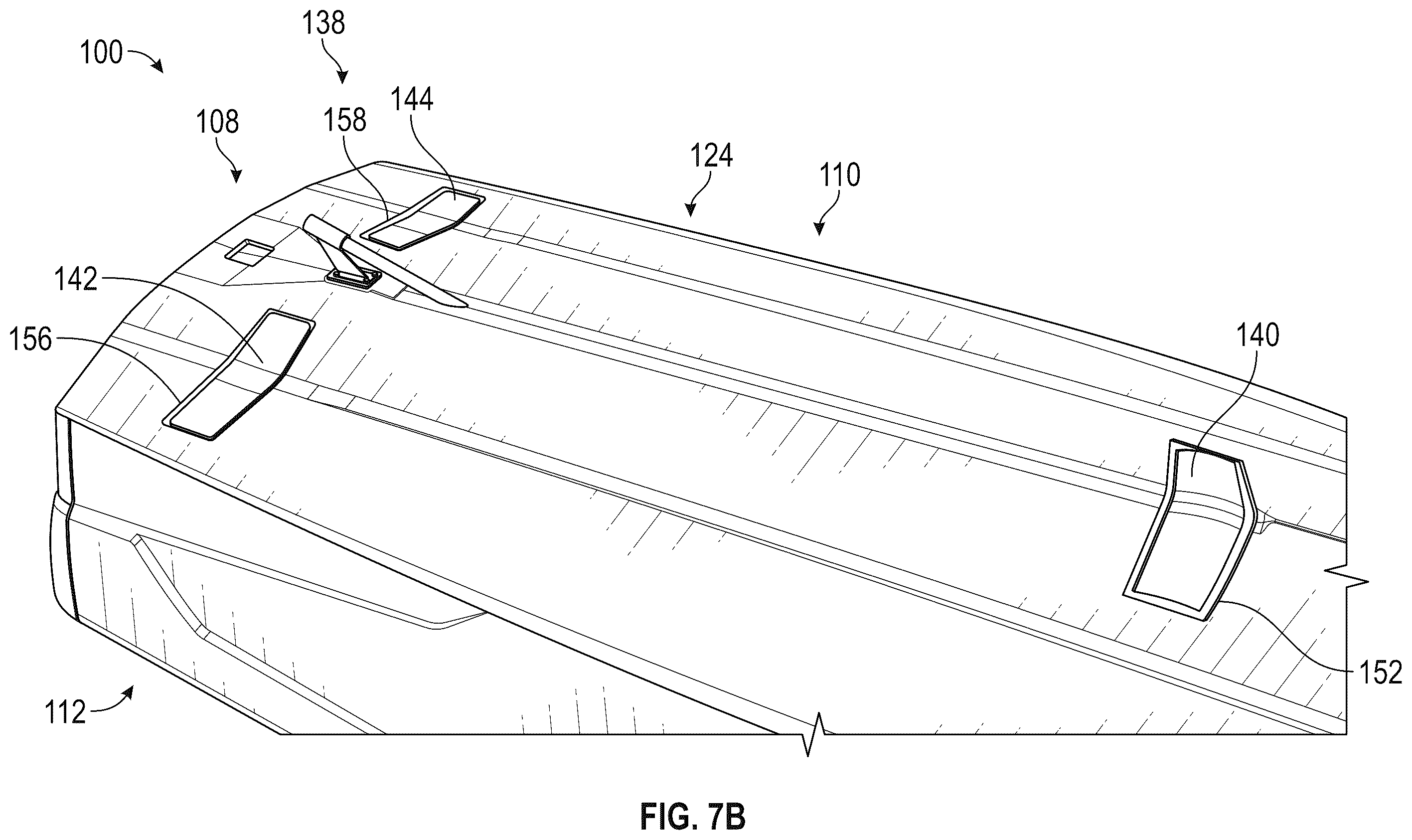 Patent US12139236 Figure 15 – Water sports boat with foil displacement system