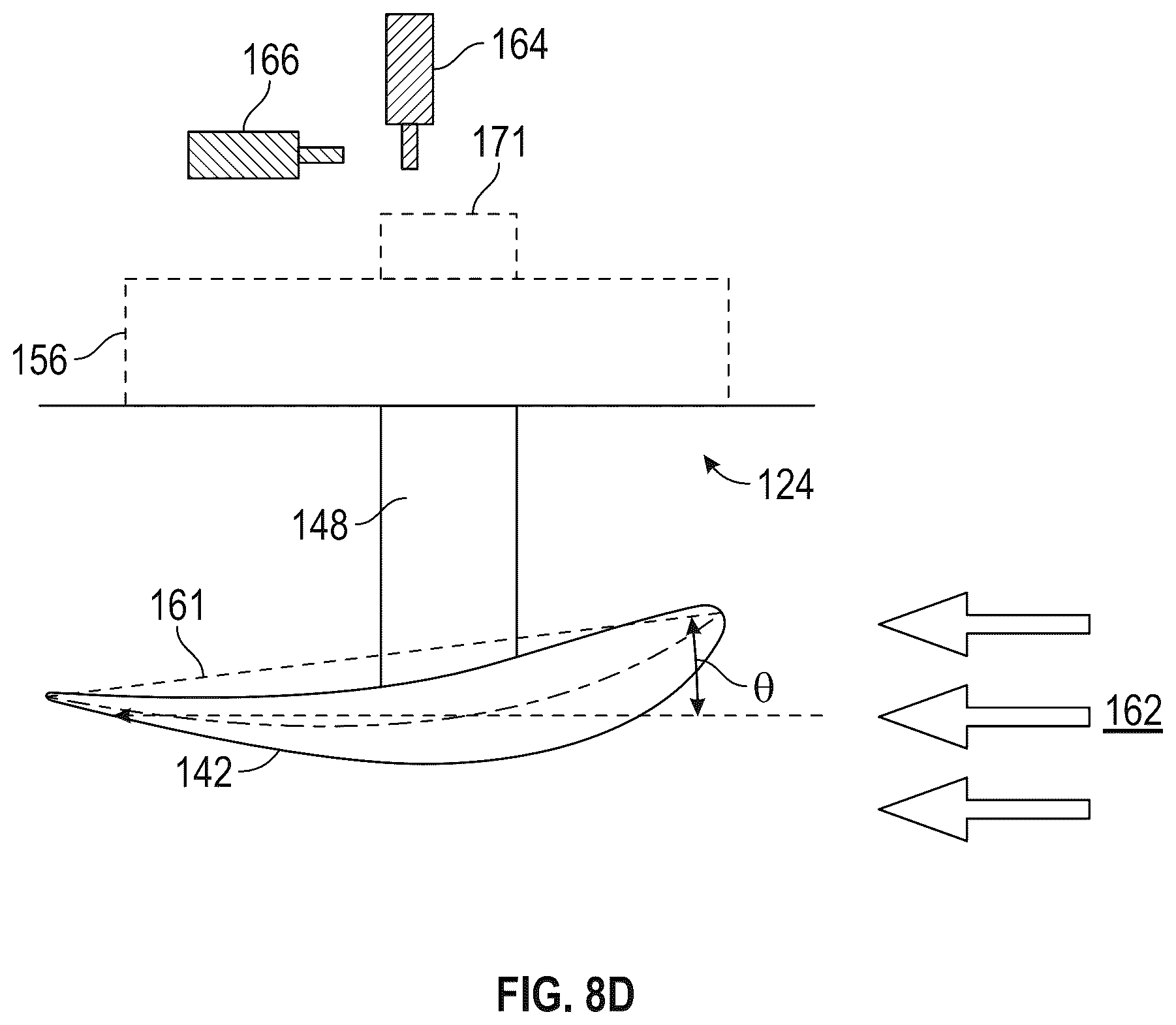 Patent US12139236 Figure 19 – Water sports boat with foil displacement system