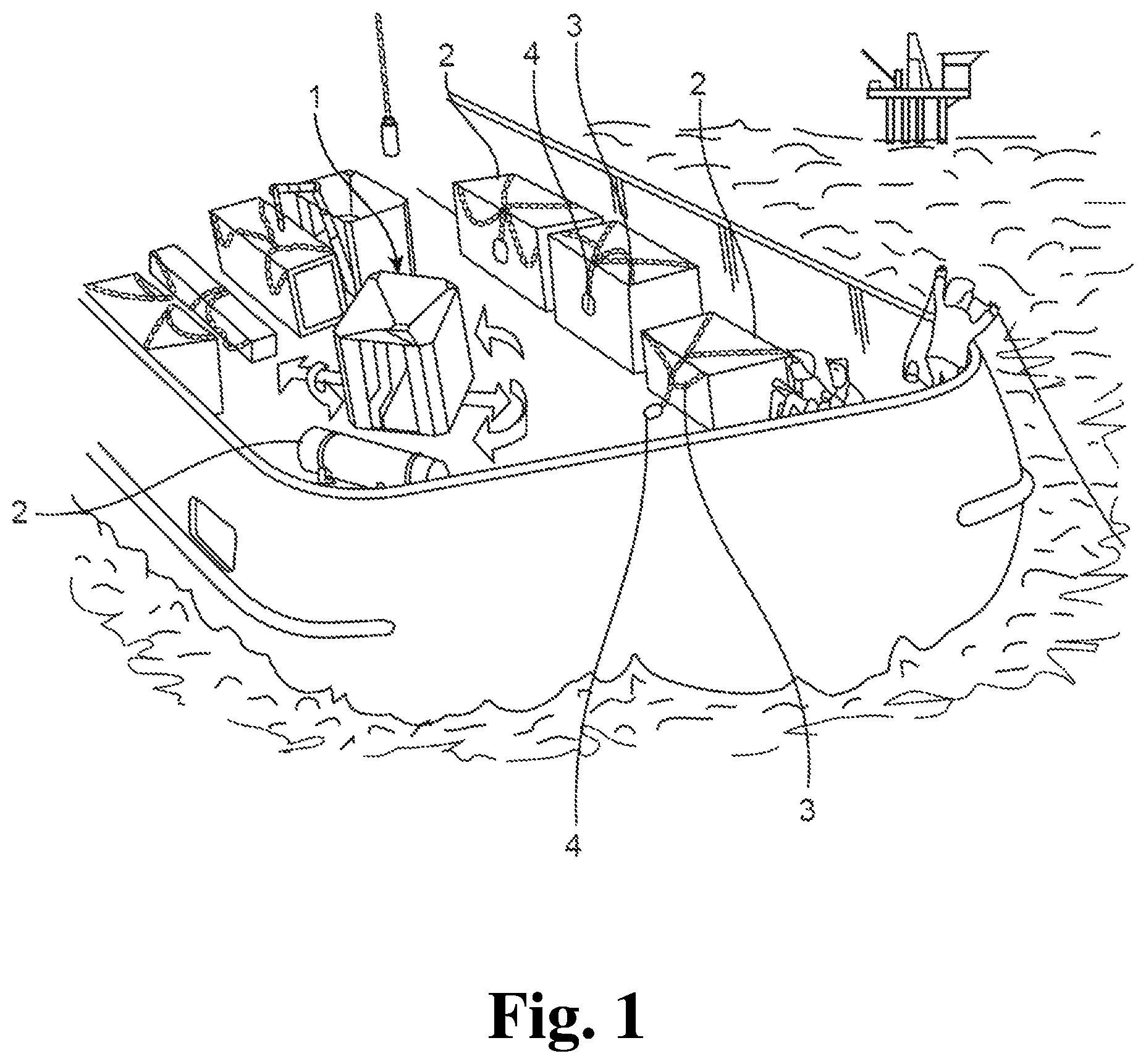 Patent US12139238 Figure 1 – Lifting element connection device
