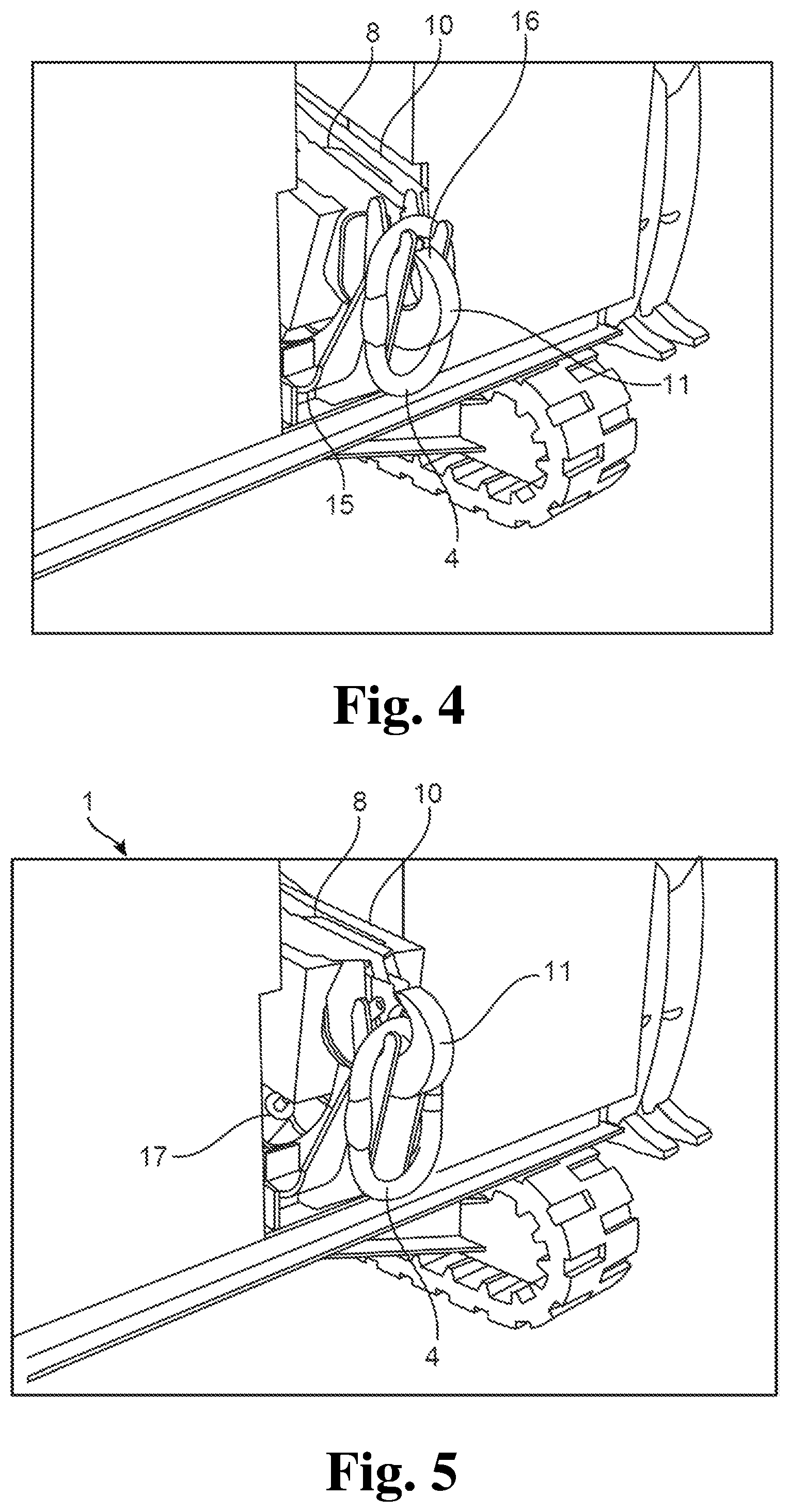 Patent US12139238 Figure 3 – Lifting element connection device