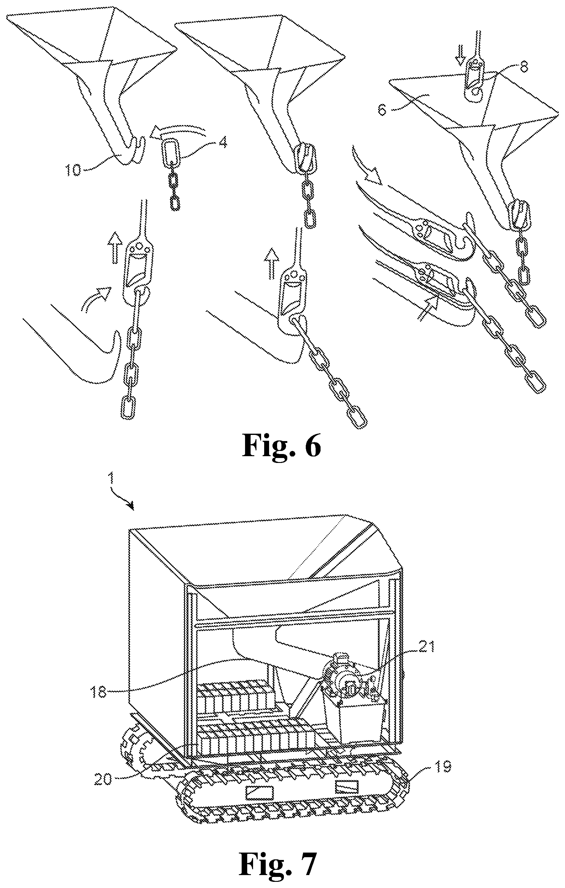 Patent US12139238 Figure 4 – Lifting element connection device