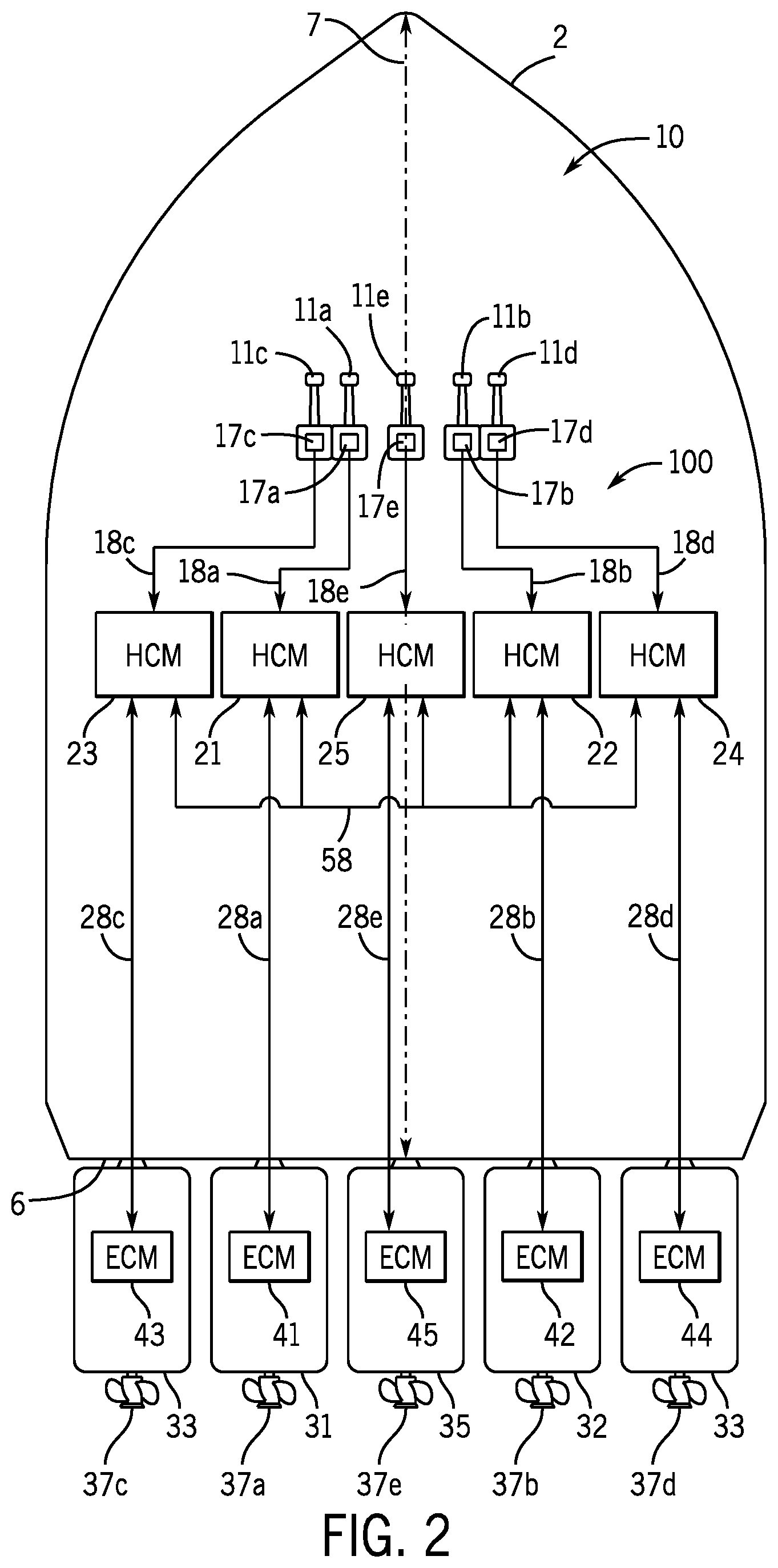Patent US12139241 Figure 2 – Marine propulsion system and control method