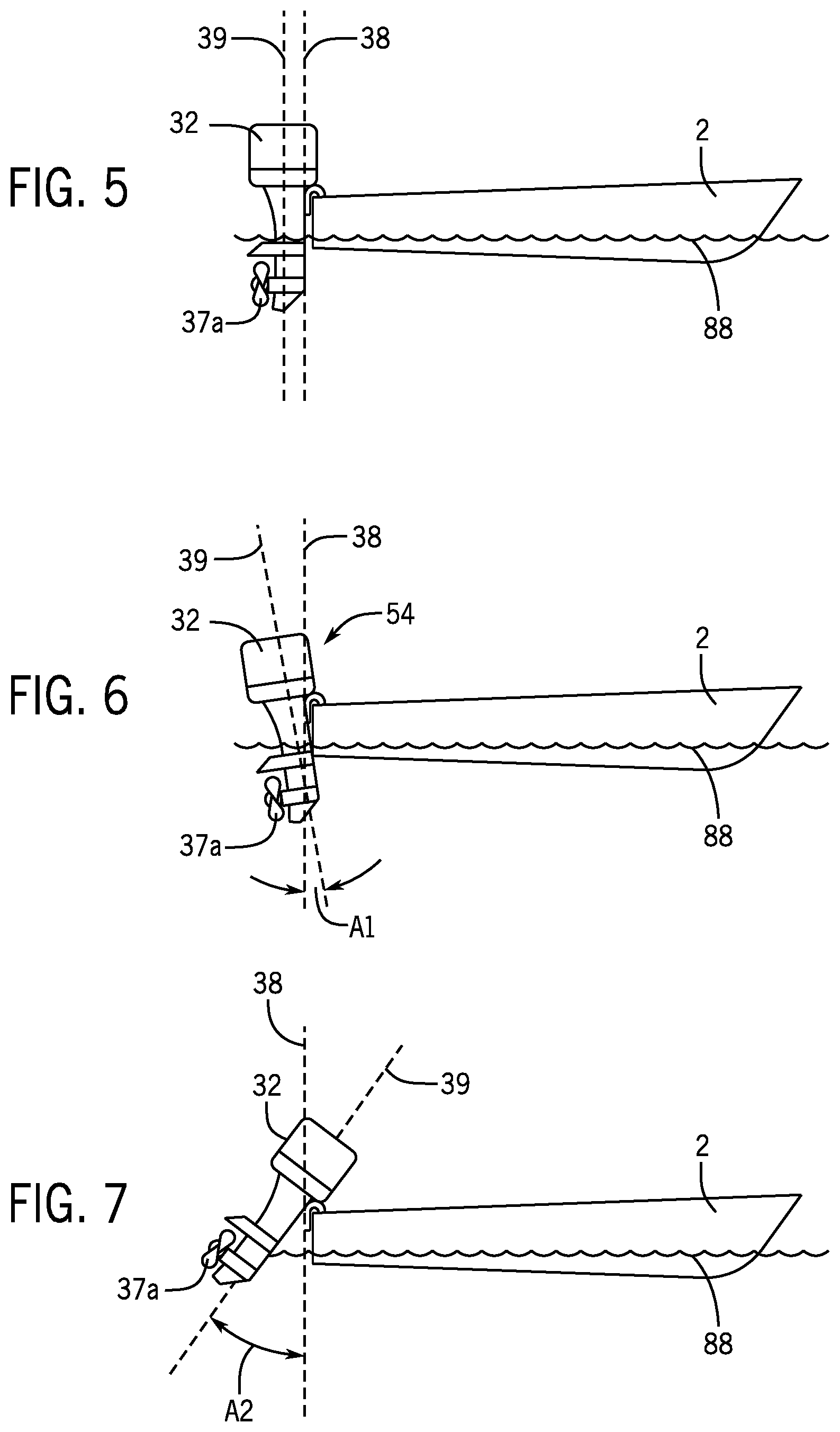 Patent US12139241 Figure 5 – Marine propulsion system and control method