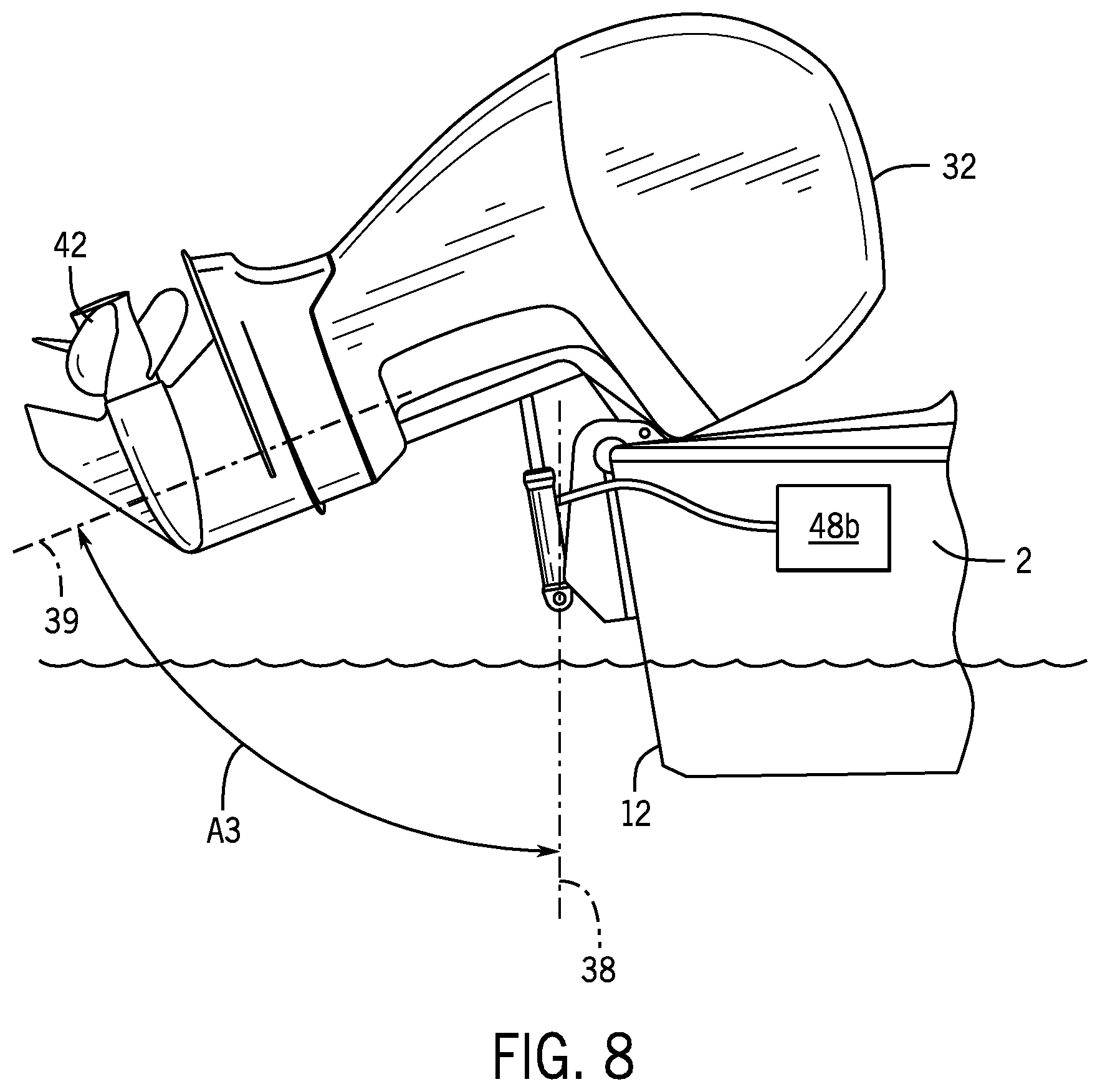 Patent US12139241 Figure 6 – Marine propulsion system and control method
