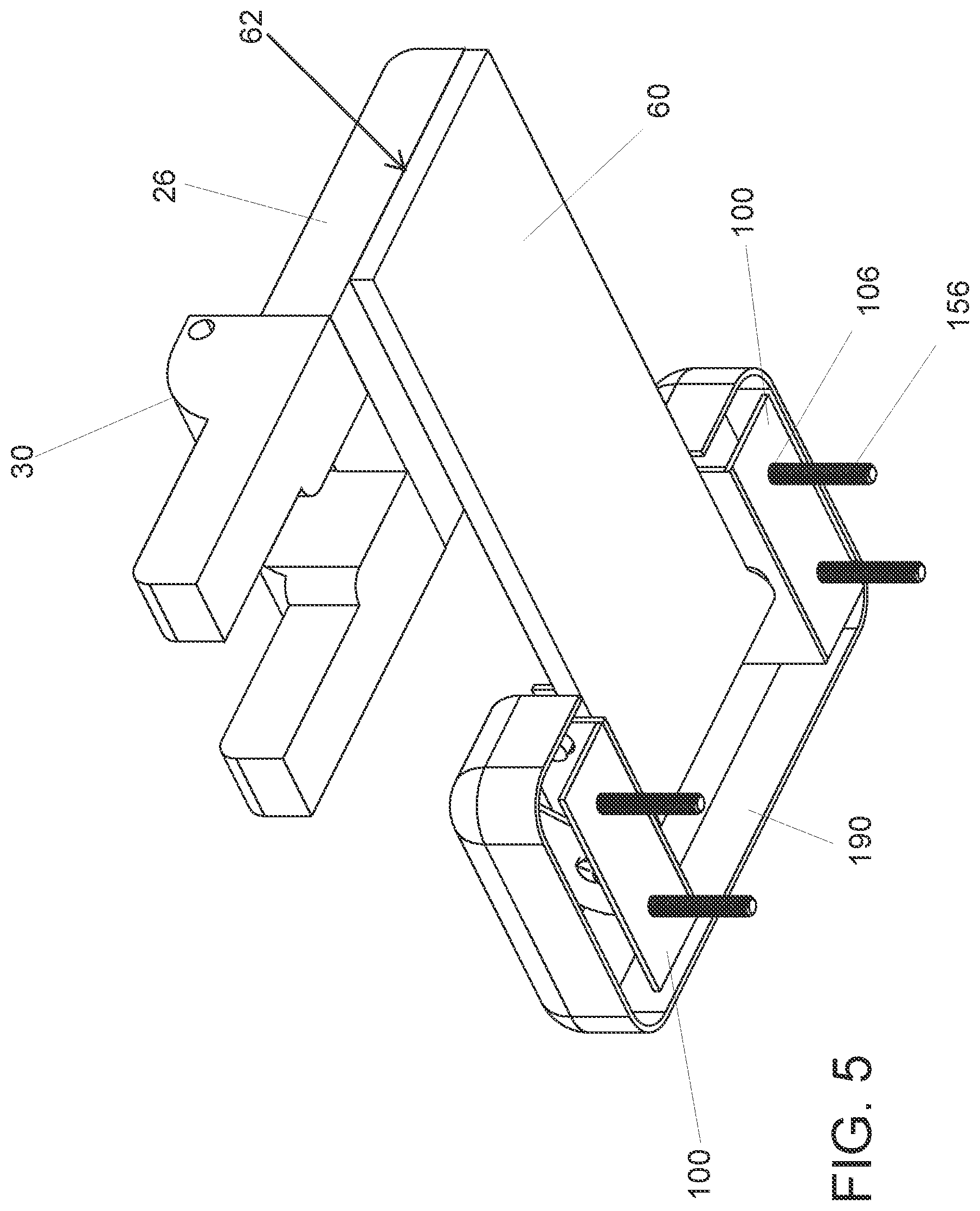 Patent US12139245 Figure 5 – Trolling motor pontoon mount