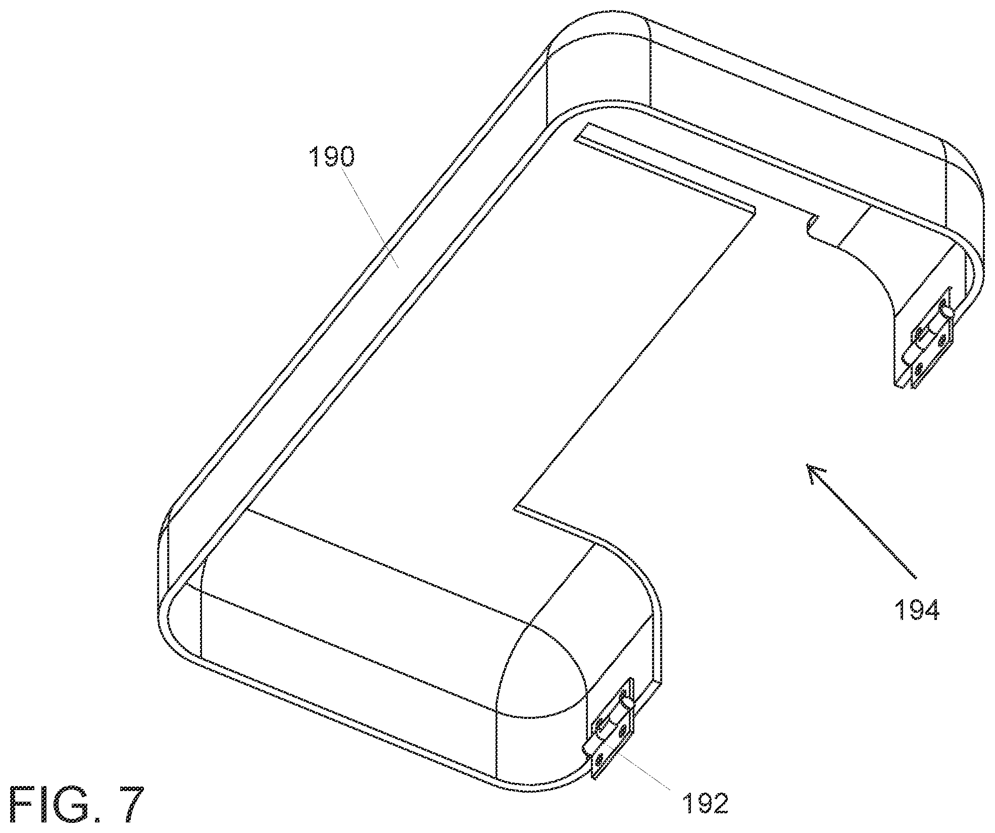 Patent US12139245 Figure 7 – Trolling motor pontoon mount