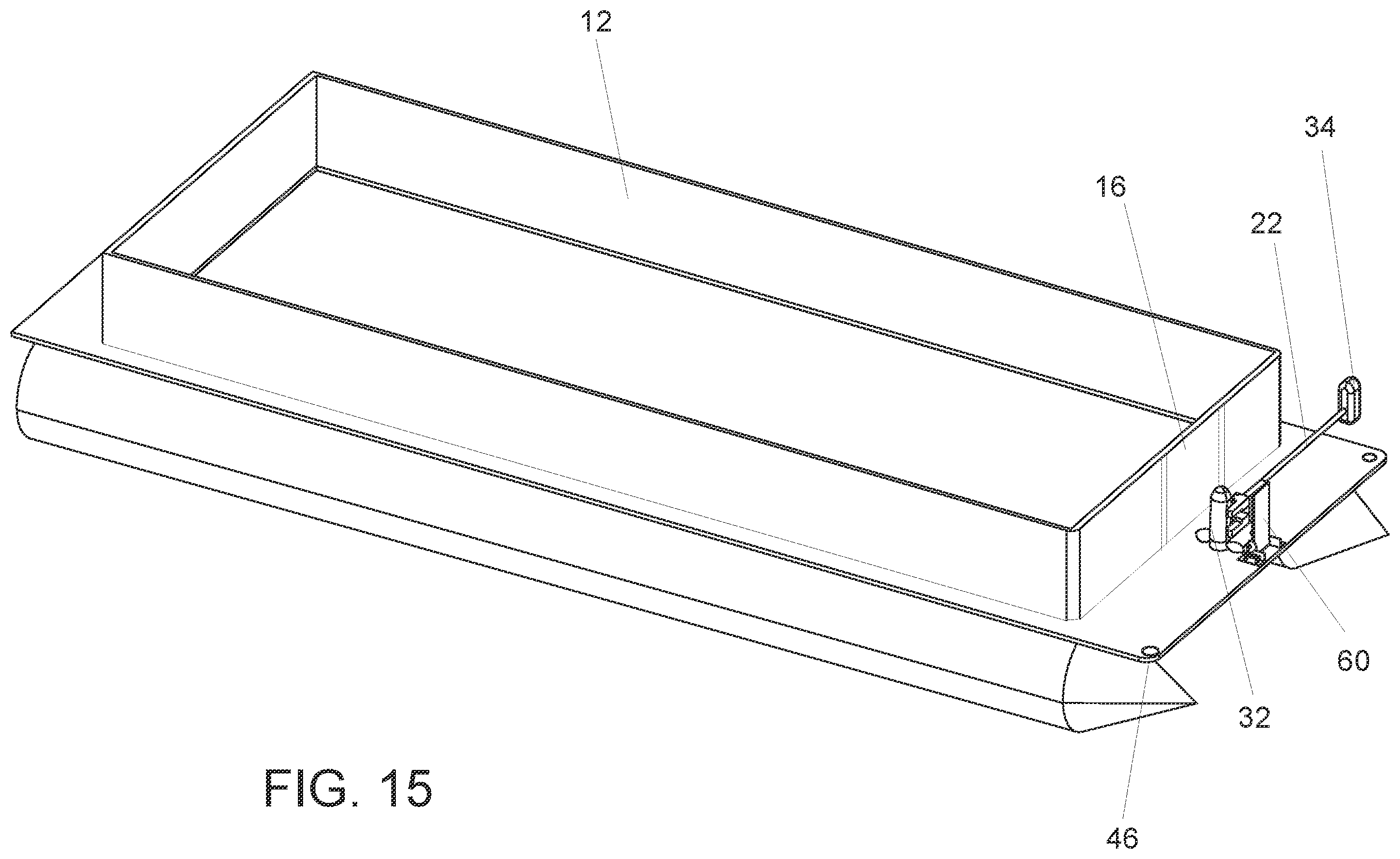 Patent US12139245 Figure 15 – Trolling motor pontoon mount