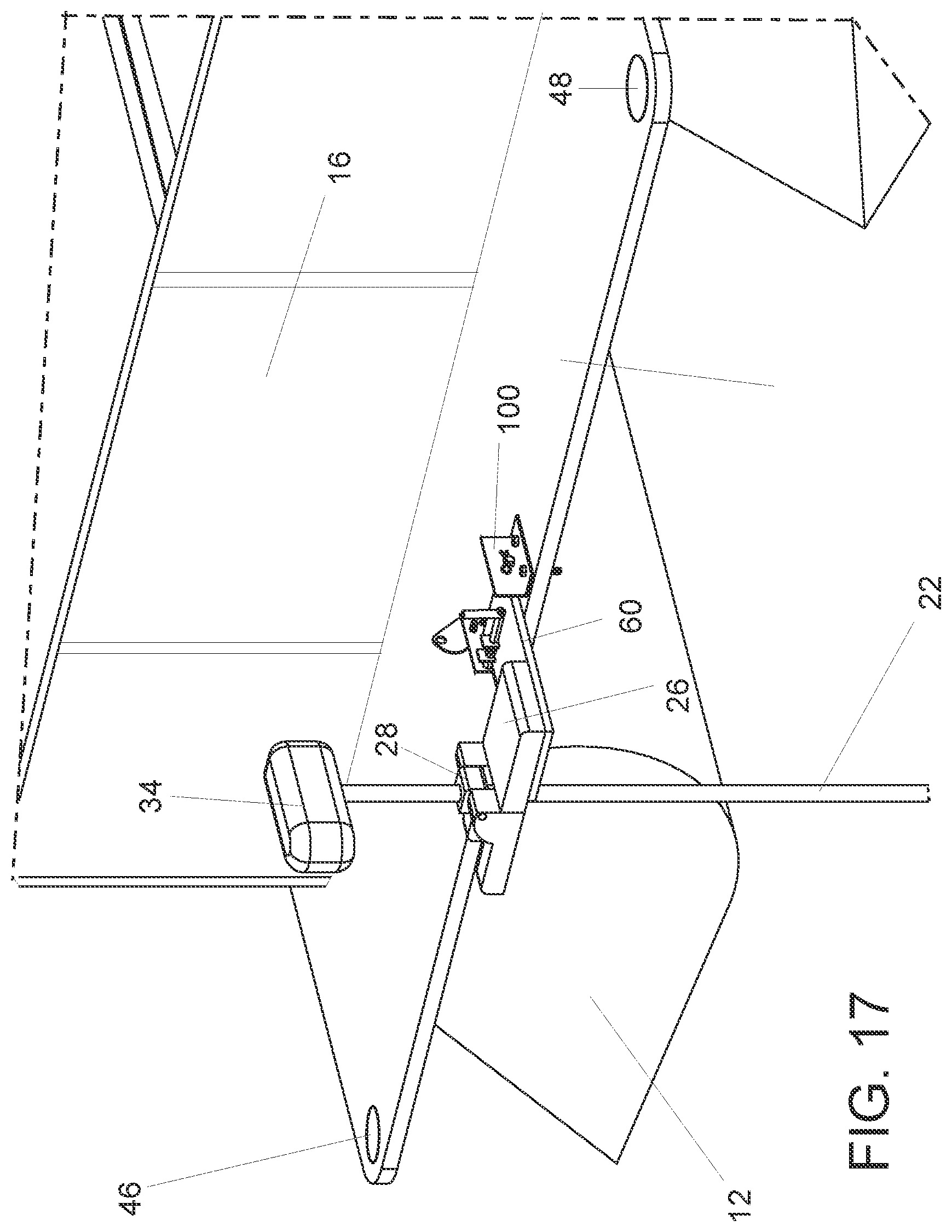 Patent US12139245 Figure 17 – Trolling motor pontoon mount