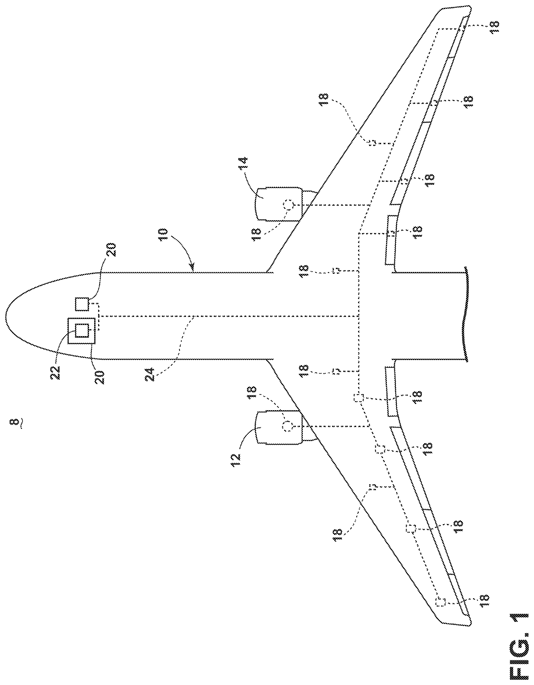 Patent US12139250 Figure 1 – Method and system to provide data from an avionics system