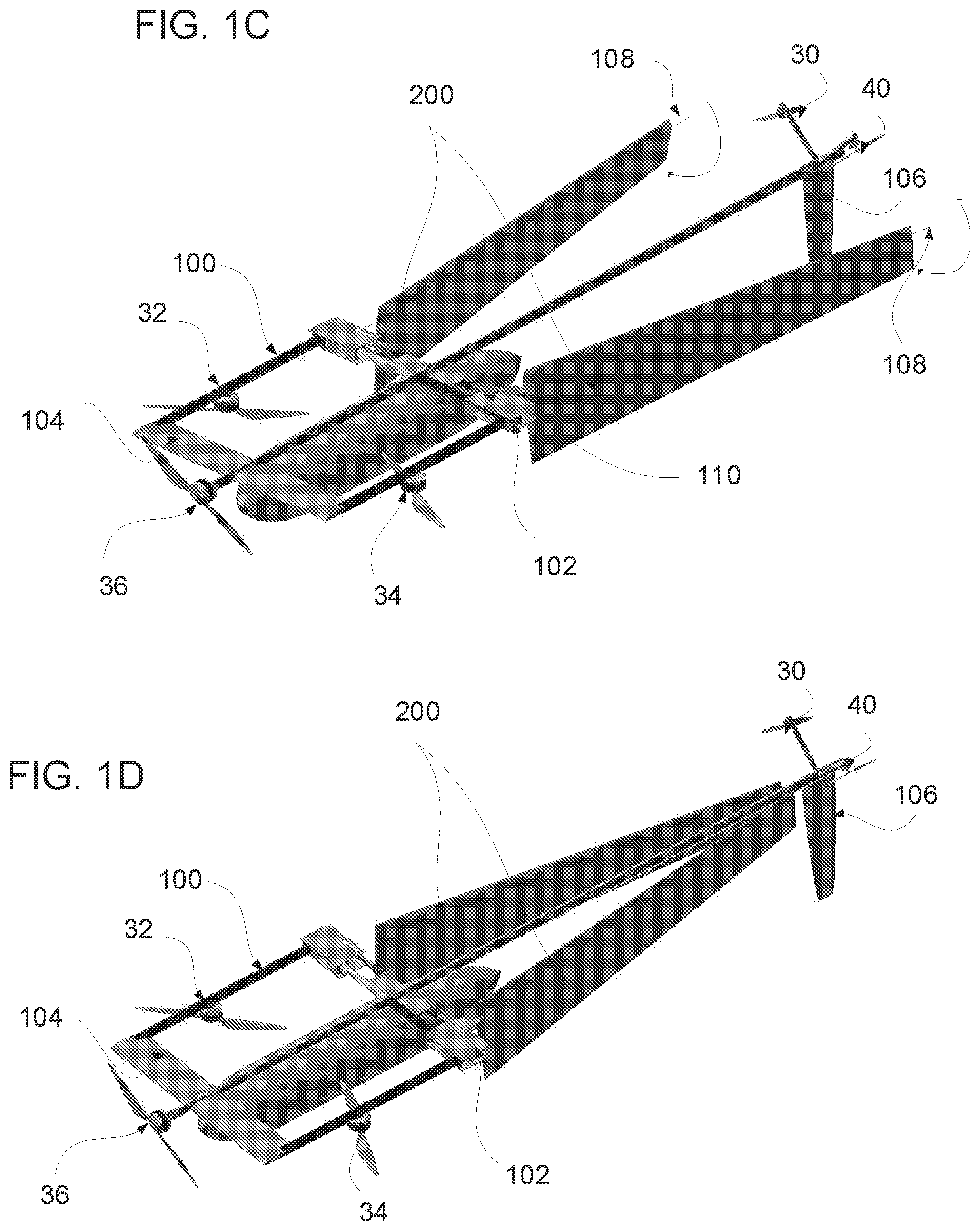 Patent US12139252 Figure 2 – Asymmetric multirotor