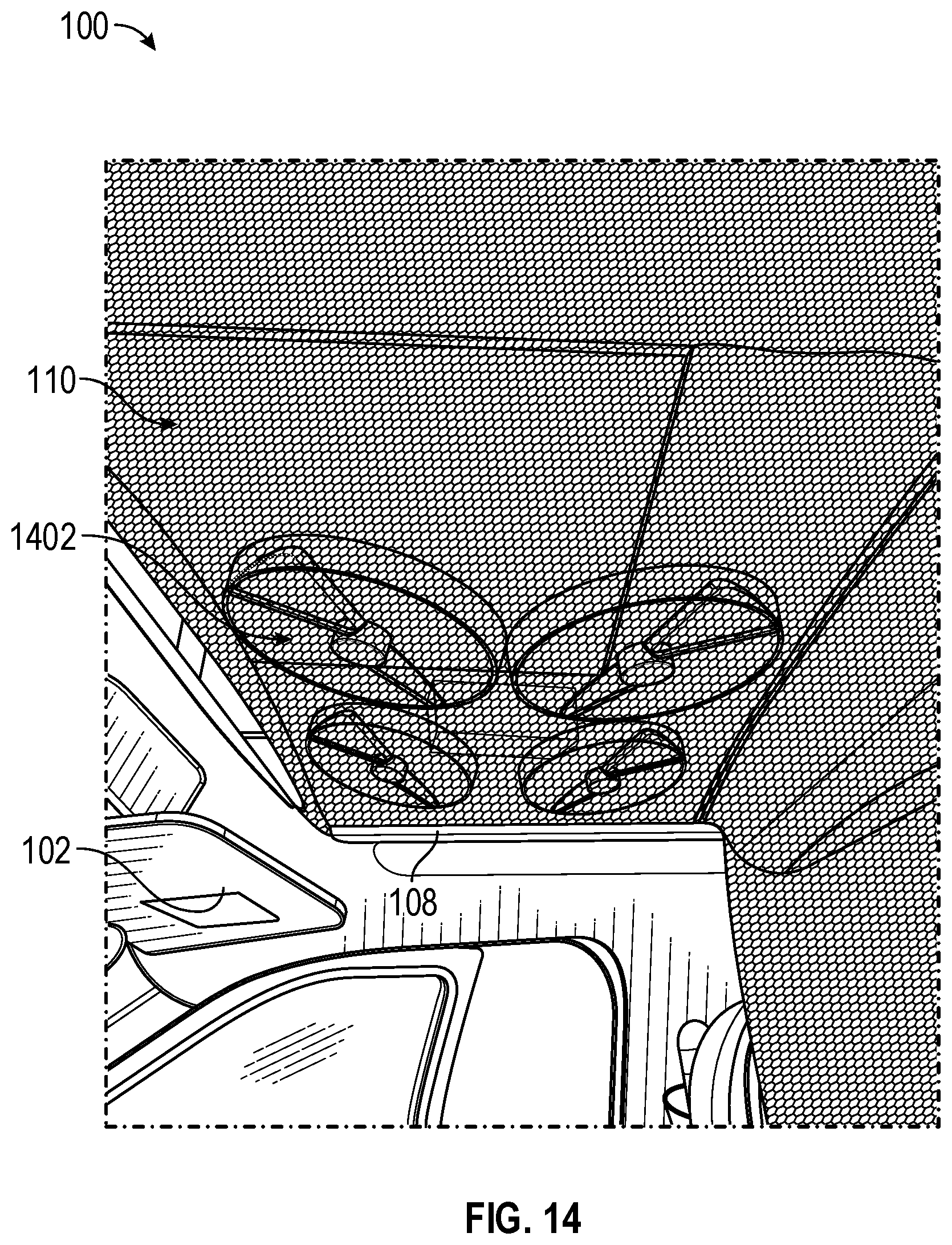 Patent US12139254 Figure 17 – Moonroof accessory panel