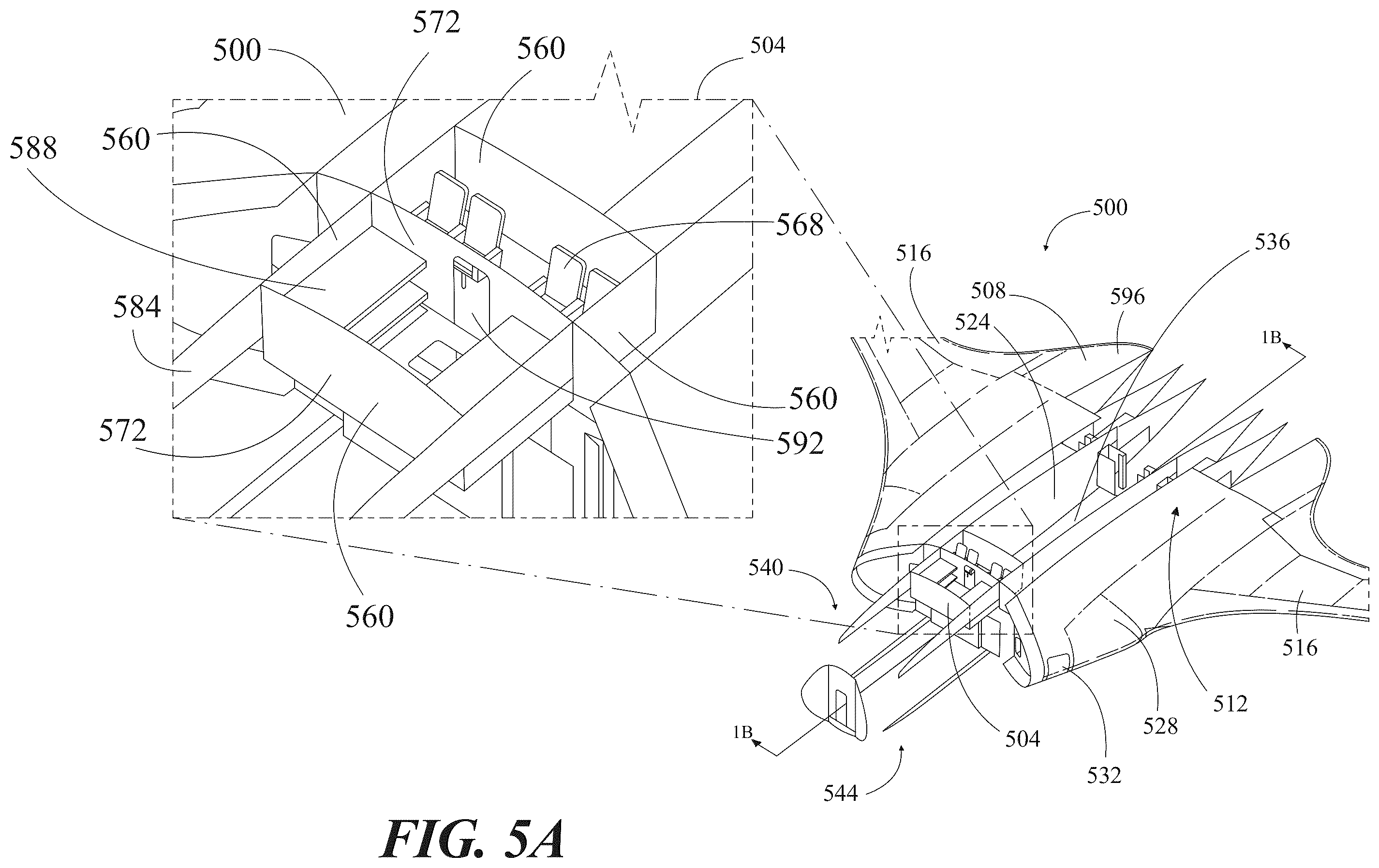 Patent US12139256 Figure 5 – Long range freighter aircraft
