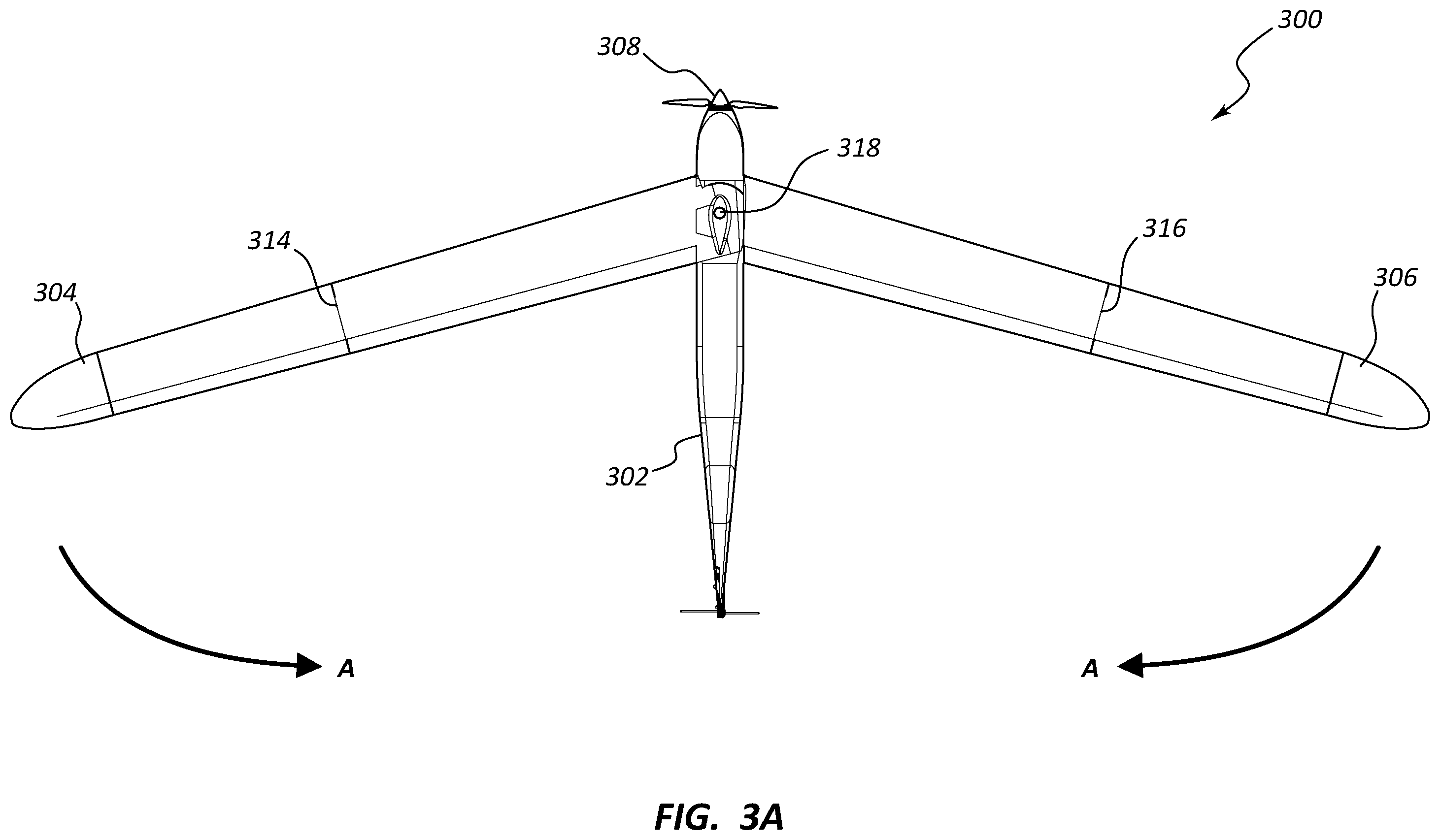 Patent US12139257 Figure 3 – Air-launched unmanned aerial vehicle