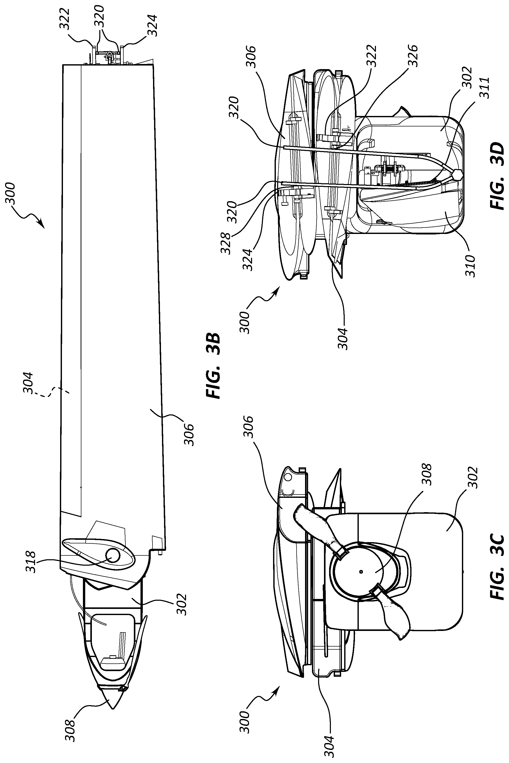 Patent US12139257 Figure 4 – Air-launched unmanned aerial vehicle