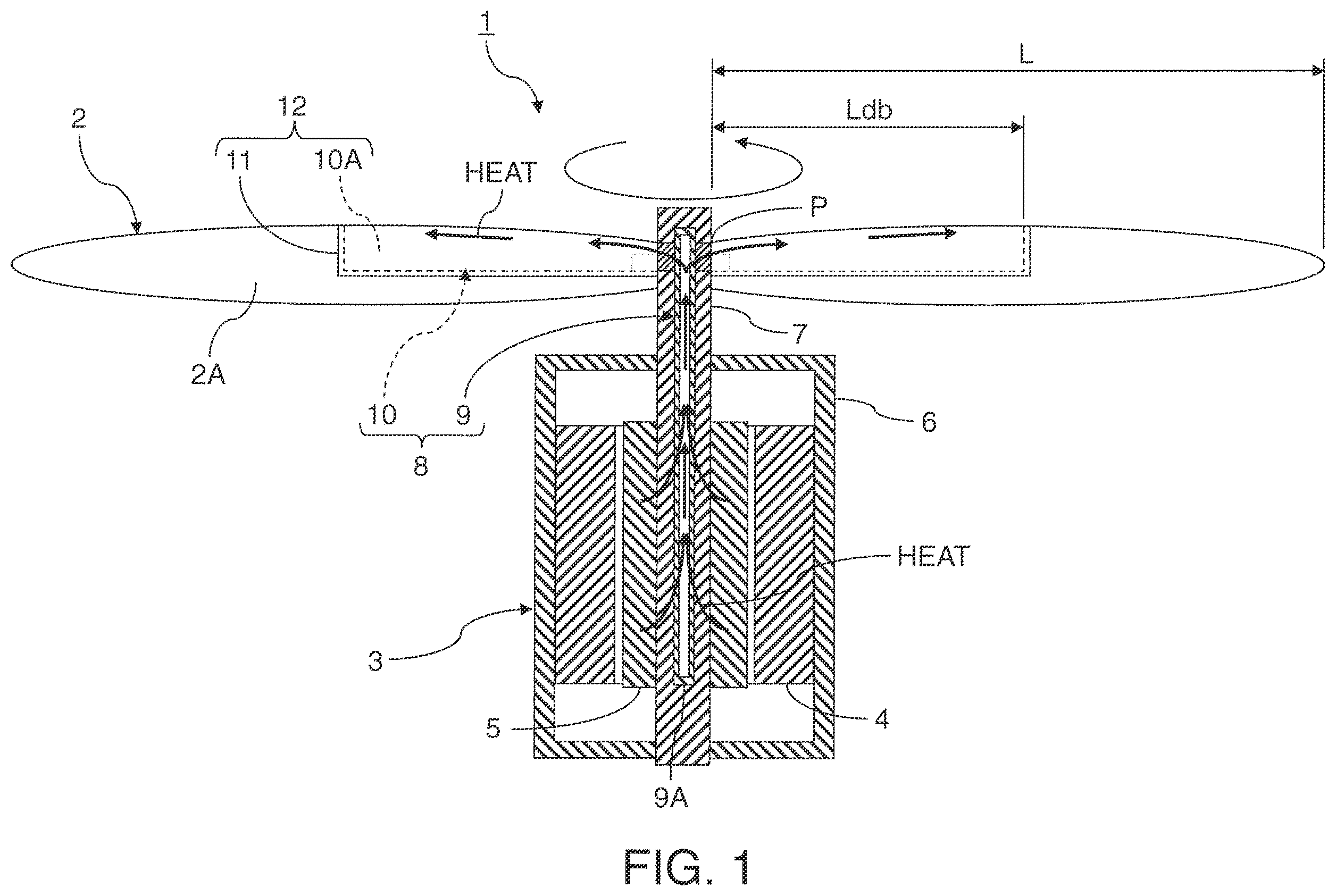 Patent US12139261 Figure 1 – Propulsion system, anti-icing method of rotor and aircraft