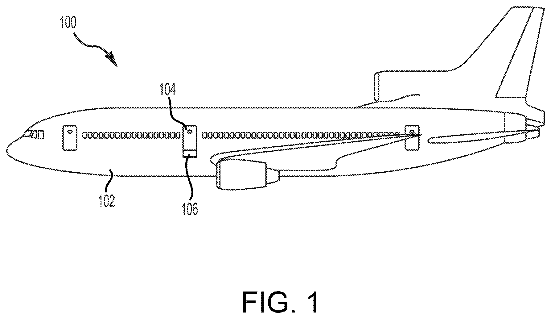 Patent US12139263 Figure 1 – Inflatable girt for evacuation slide