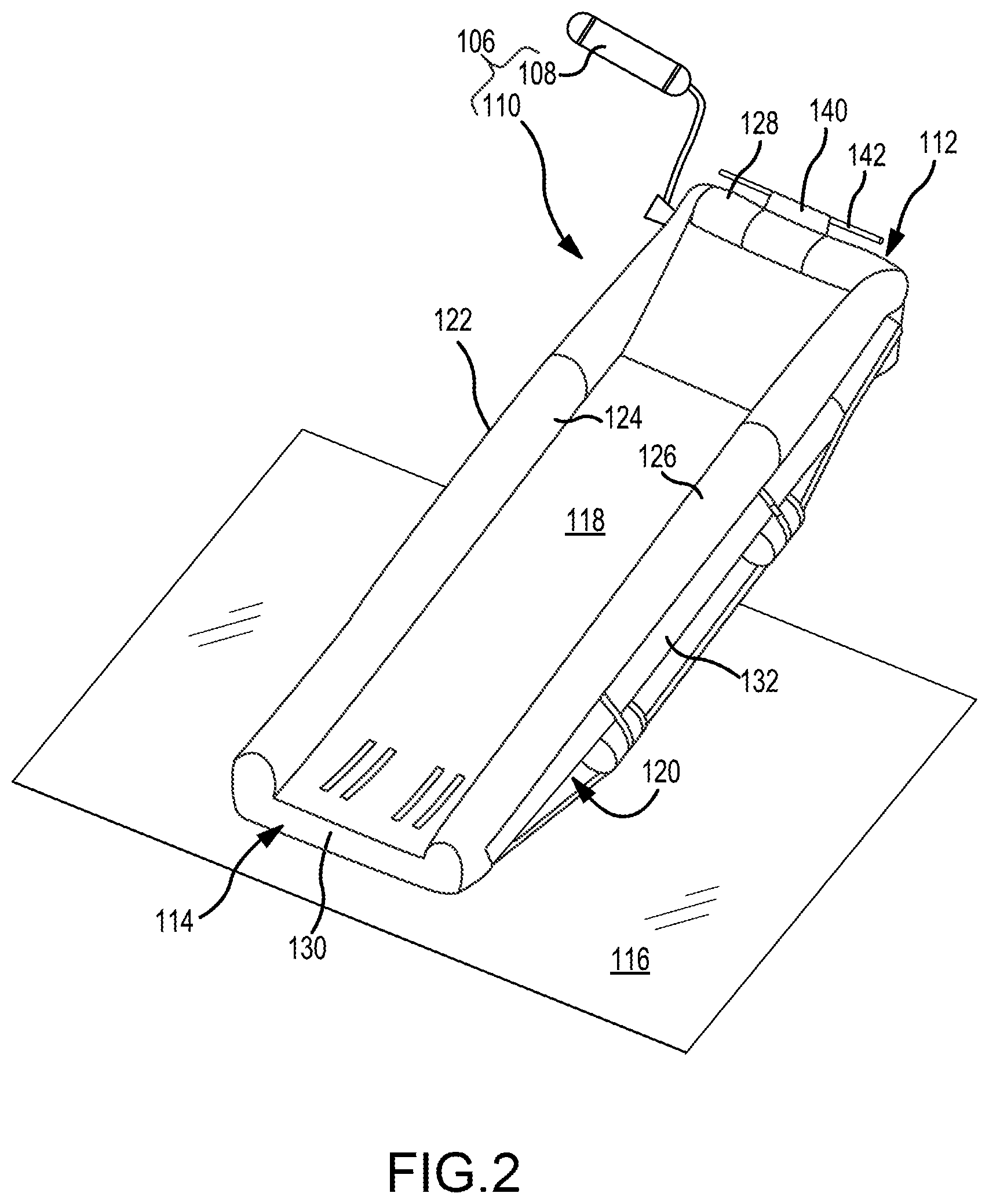 Patent US12139263 Figure 2 – Inflatable girt for evacuation slide