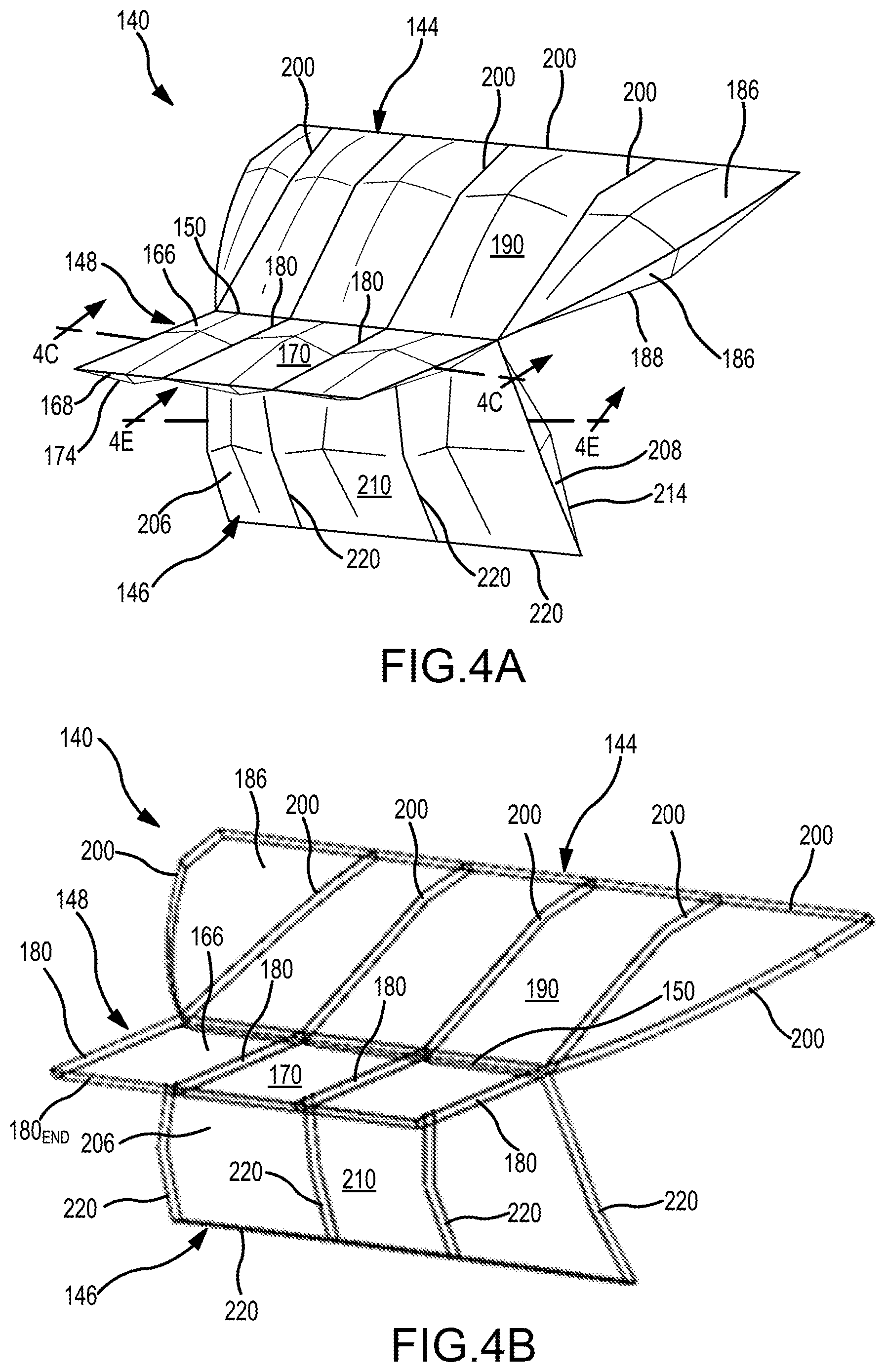 Patent US12139263 Figure 4 – Inflatable girt for evacuation slide