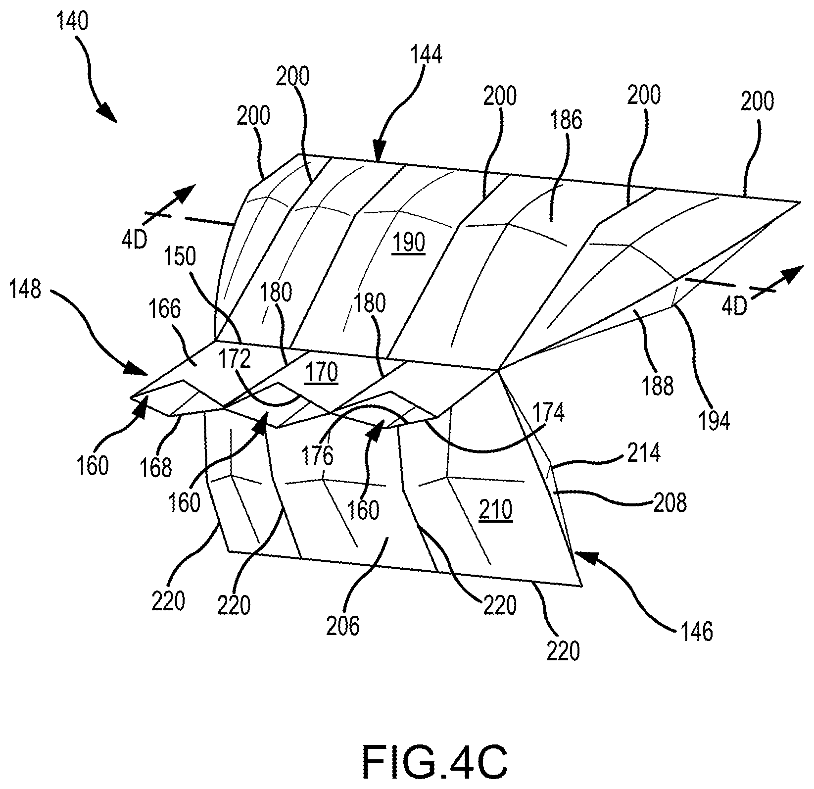 Patent US12139263 Figure 5 – Inflatable girt for evacuation slide