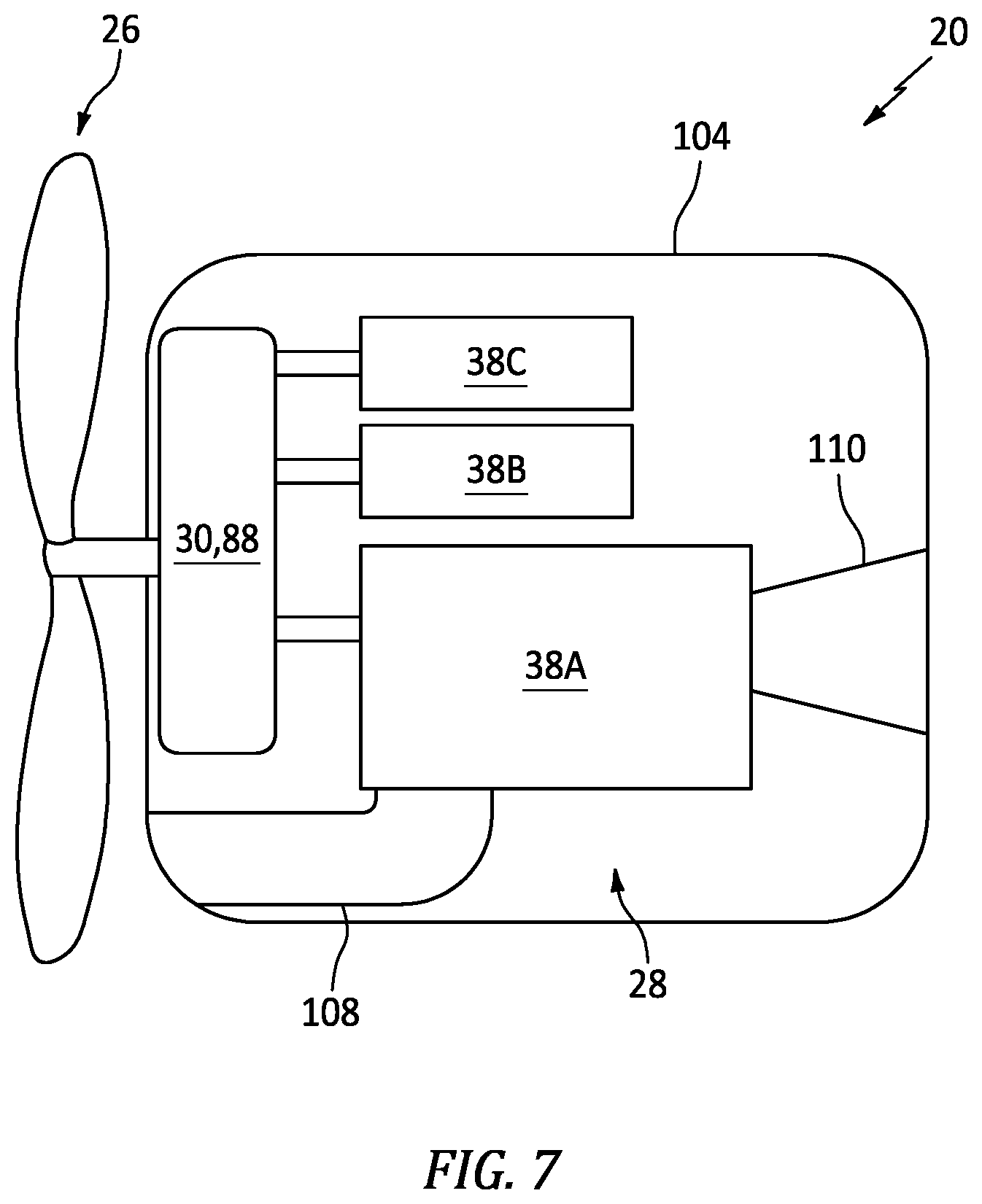 Patent US12139268 Figure 6 – Adjusting aircraft powerplant power split to control powerplant vibrations