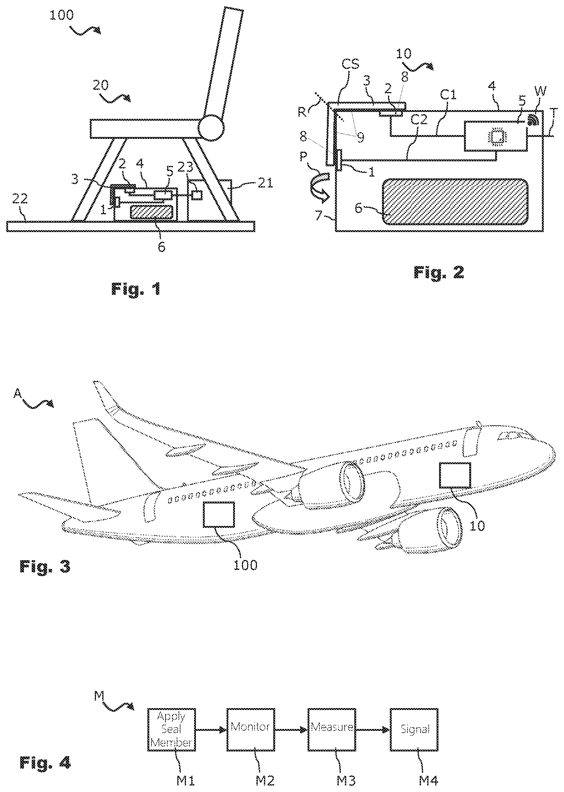 Patent US12139272 Figure 1 – Tamper detection system for re-sealable storage containers