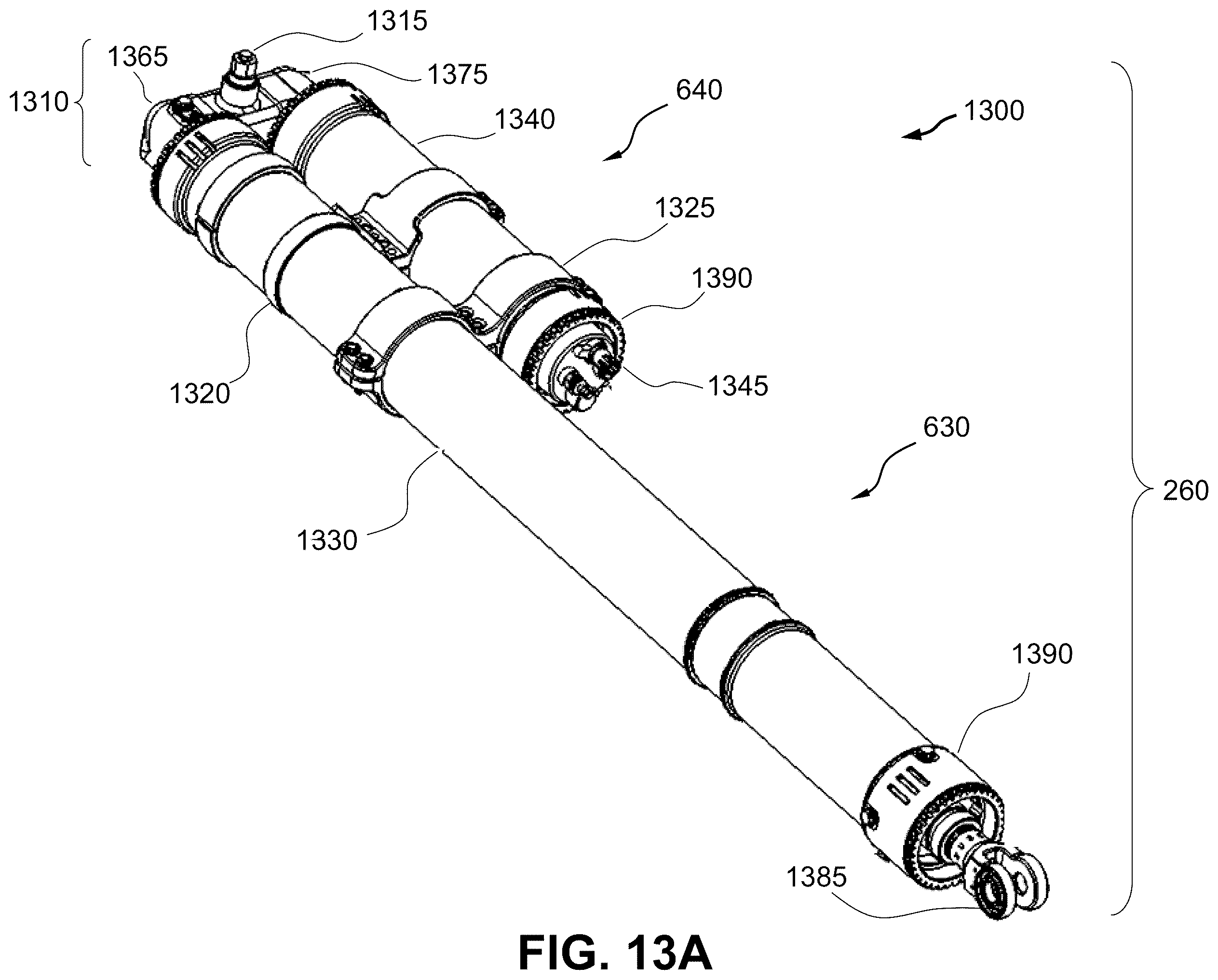Patent US12139273 Figure 13 – Gun mount for ground attack aircraft