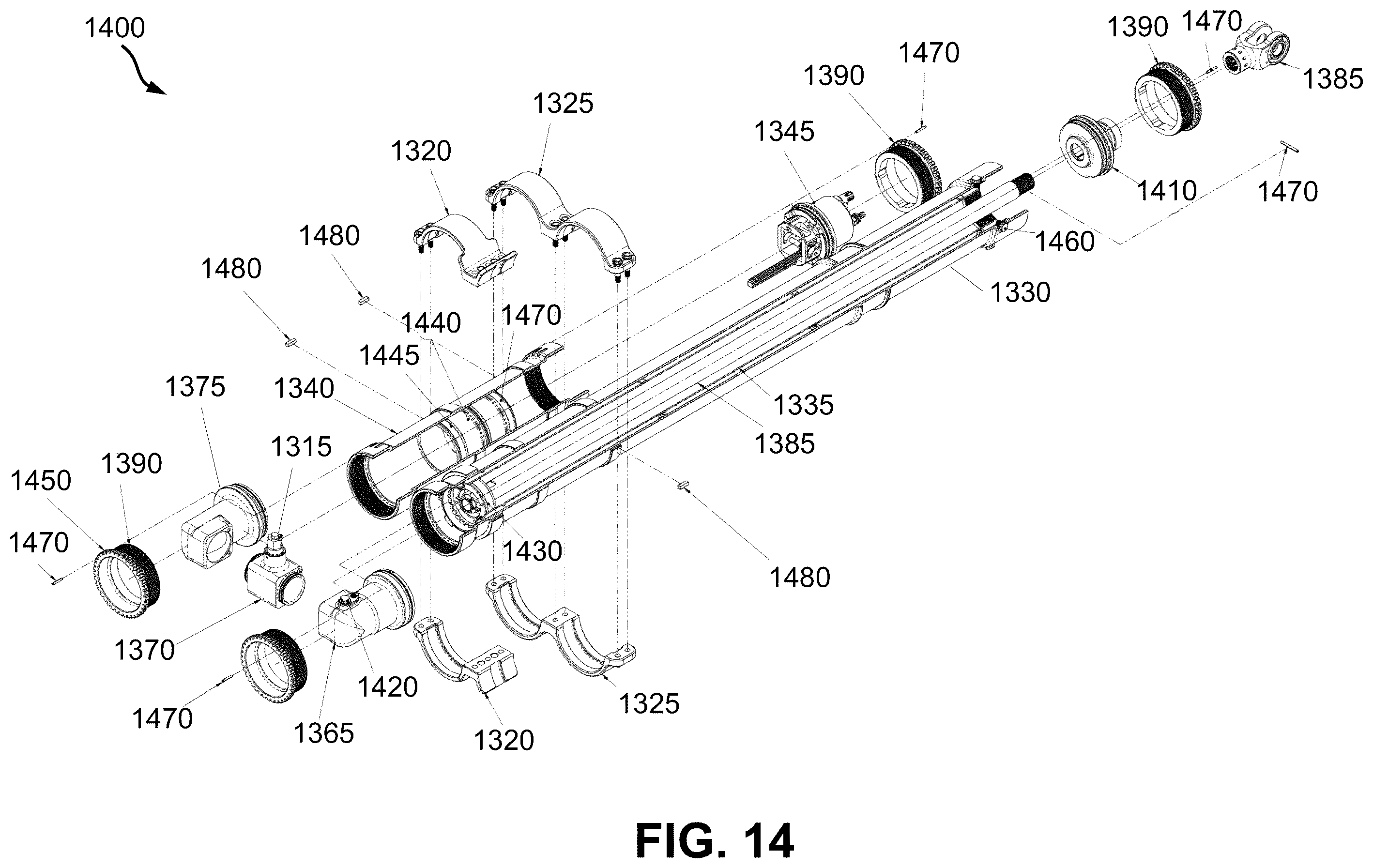 Patent US12139273 Figure 15 – Gun mount for ground attack aircraft