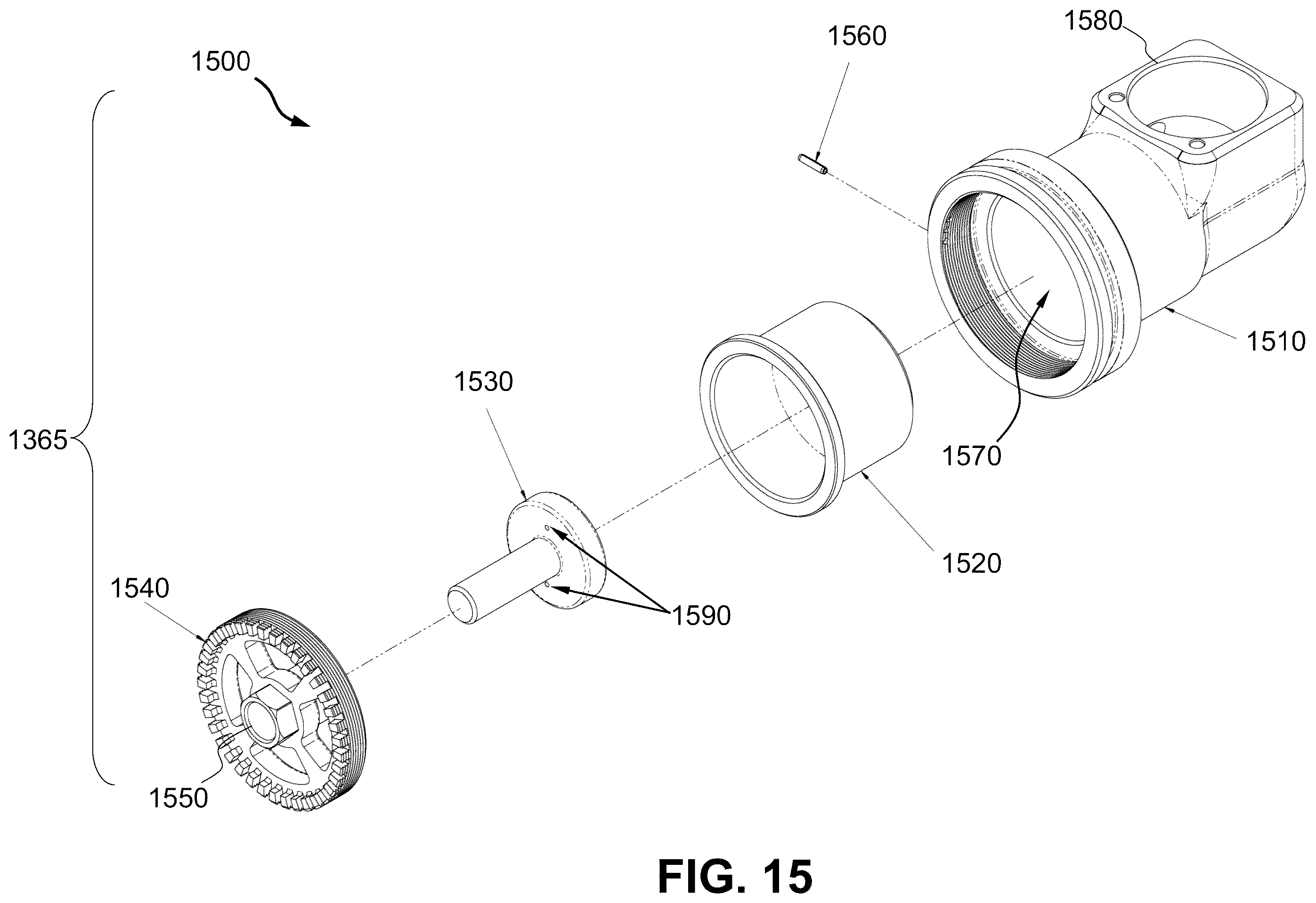 Patent US12139273 Figure 16 – Gun mount for ground attack aircraft