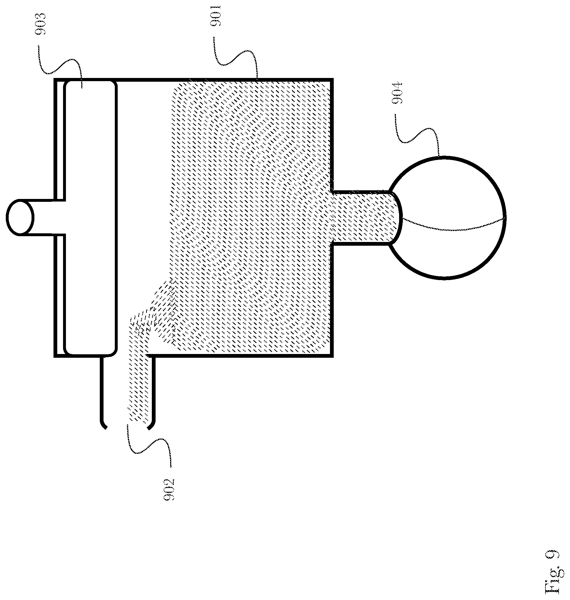 Patent US12139276 Figure 9 – System and method of energy and mass transfer in low-gravity environments