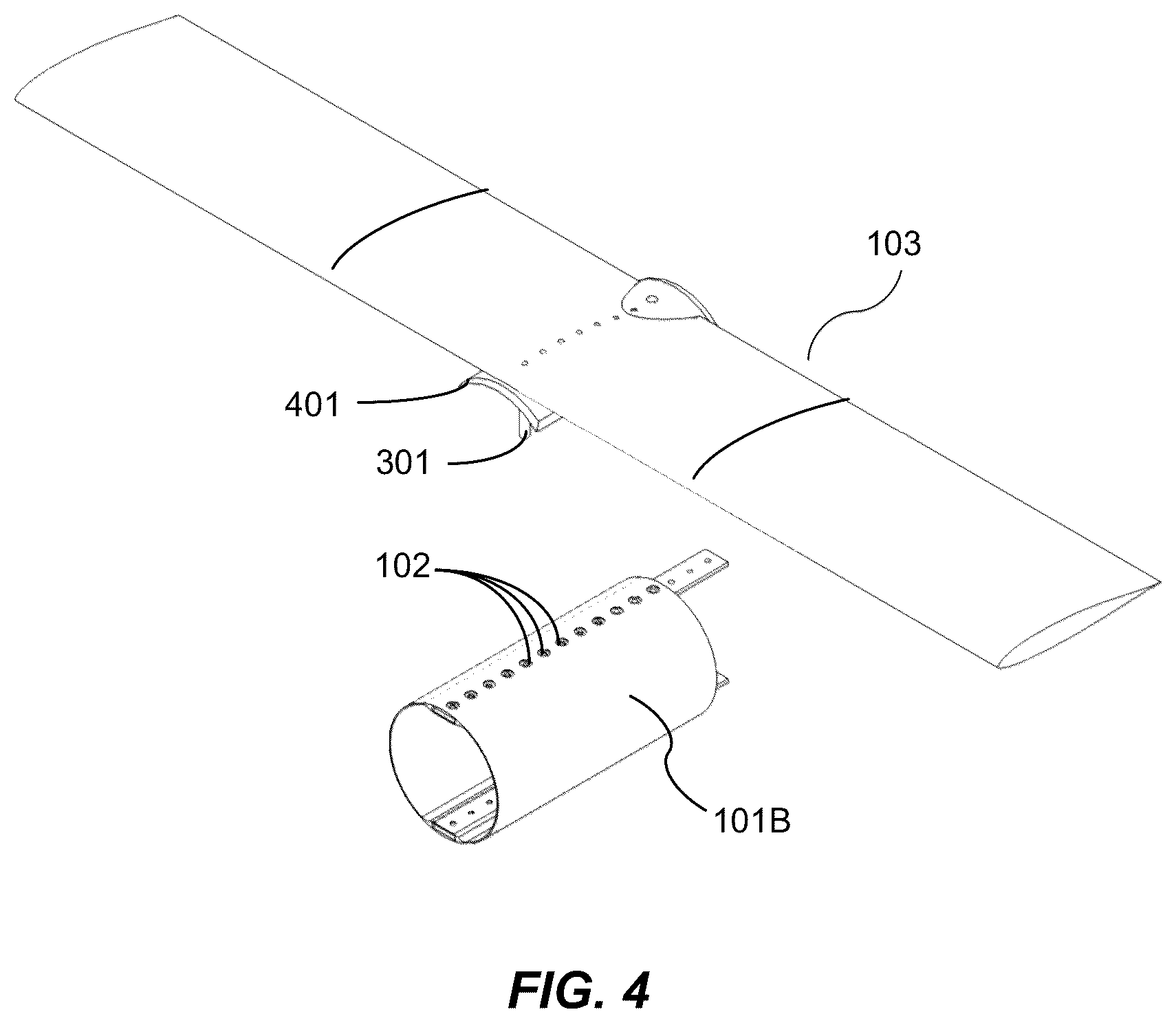 Patent US12139280 Figure 8 – Mission-adaptable aerial vehicle and methods for in-field assembly and use
