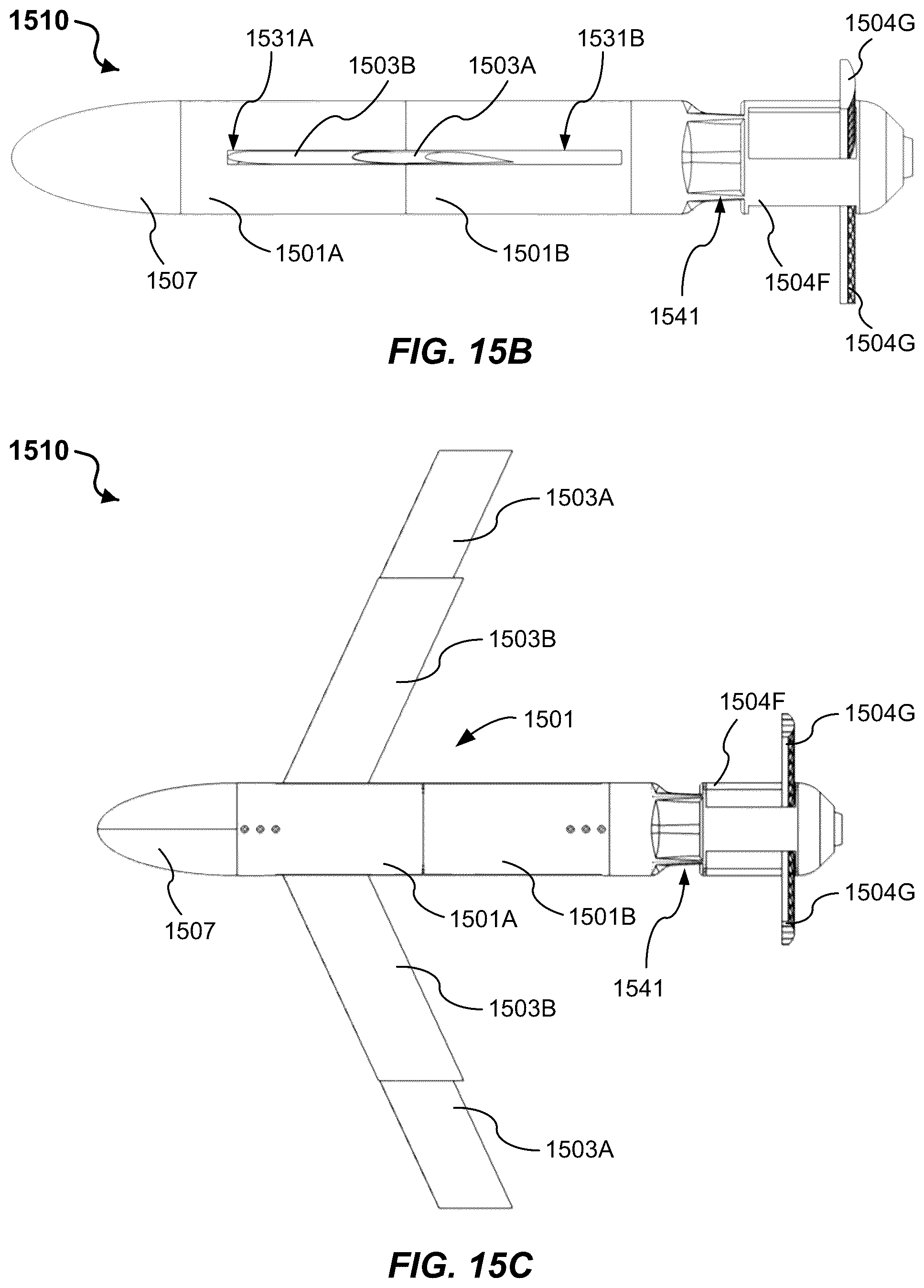 Patent US12139280 Figure 20 – Mission-adaptable aerial vehicle and methods for in-field assembly and use