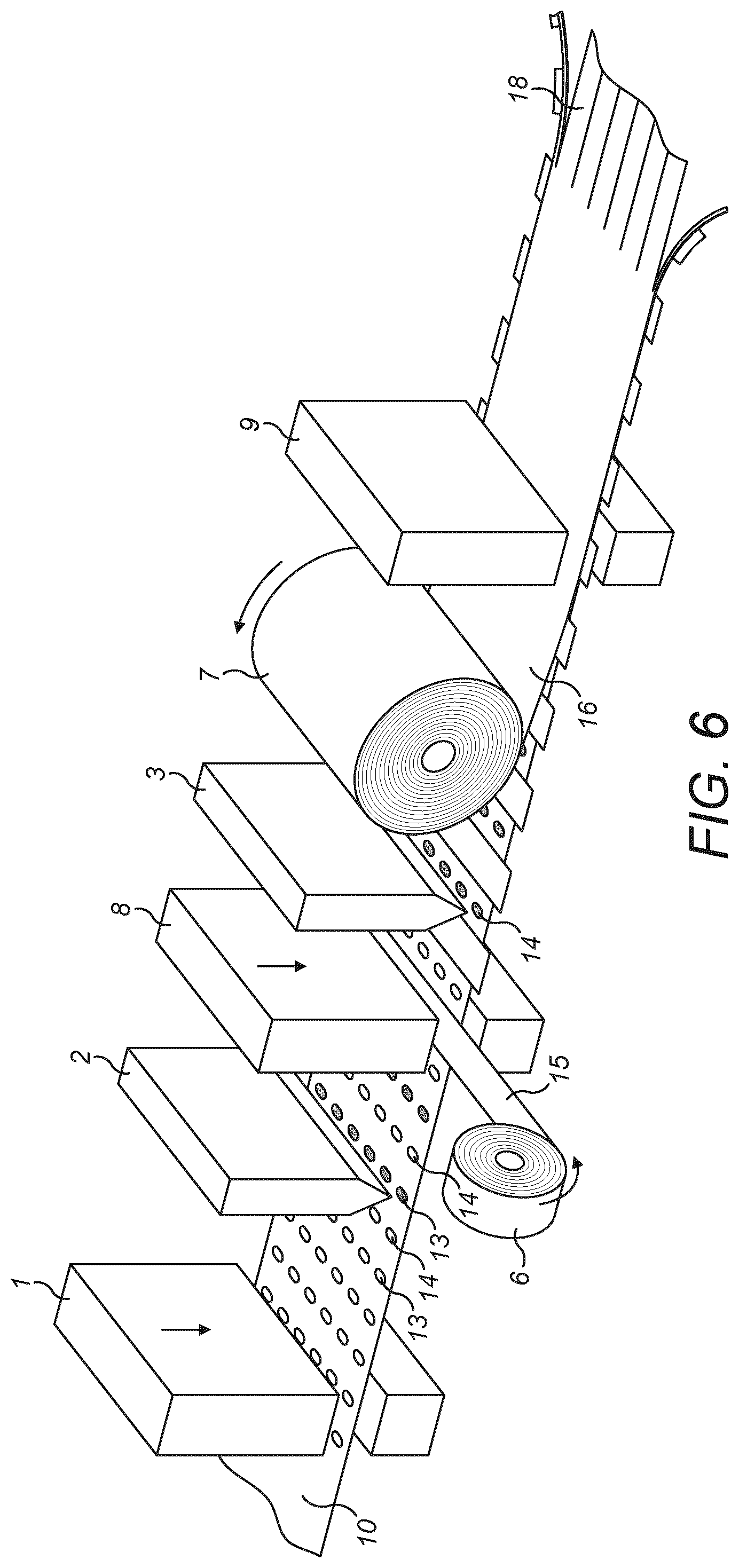 Patent US12139282 Figure 6 – Process for manufacturing a blister strip for a dry powder inhaler