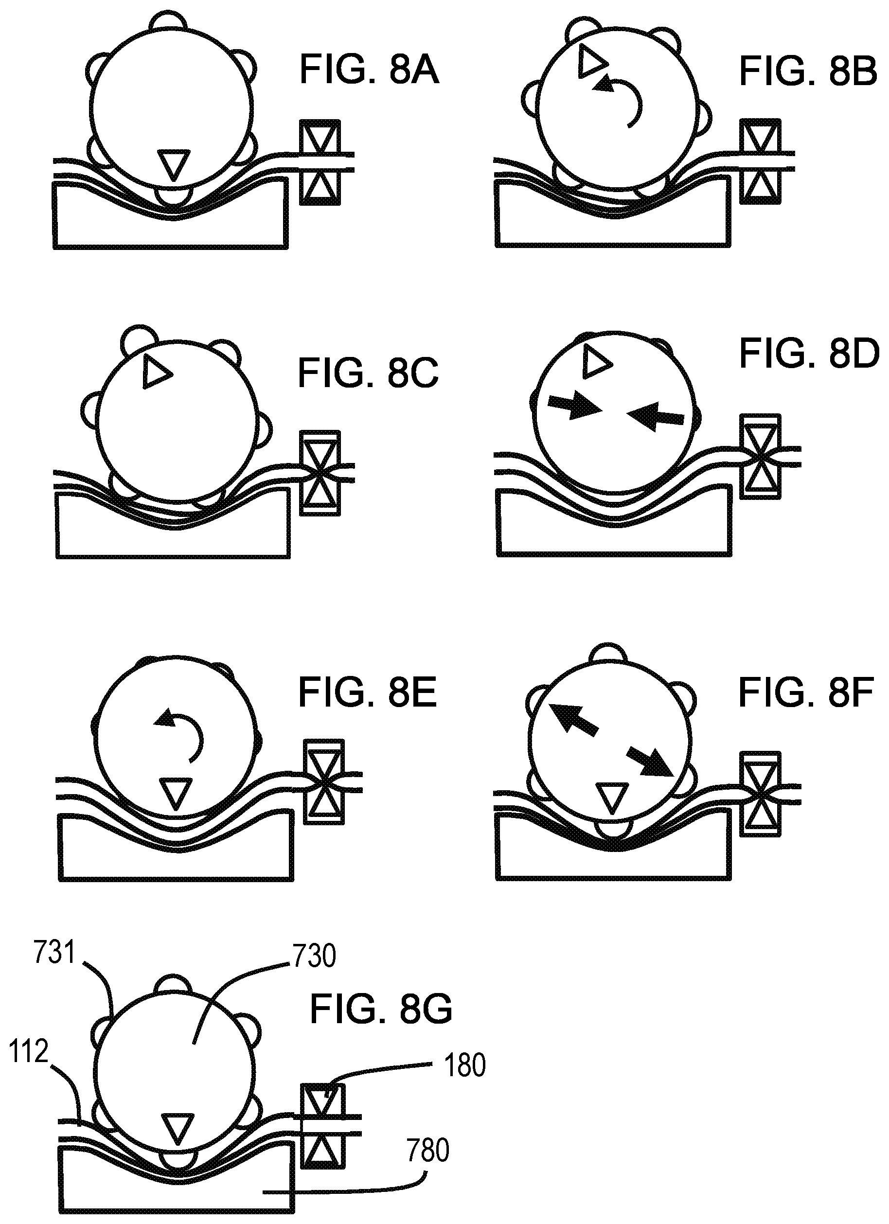 Patent US12139284 Figure 8 – Peristaltic pump-based apparatus and method for the controlled dispensing of fluids