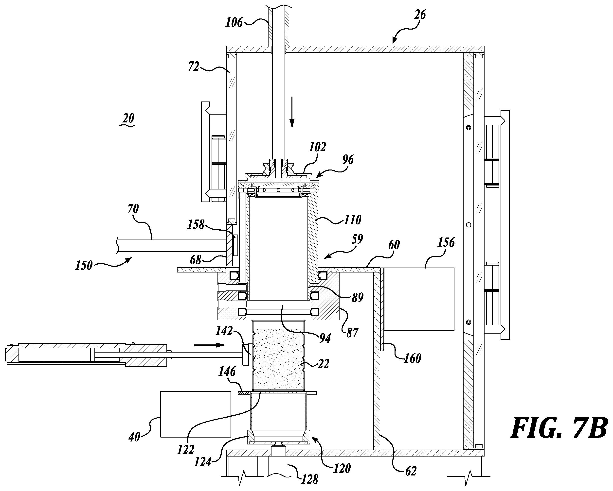 Patent US12139285 Figure 8 – Vacuum extraction and sealing of containers