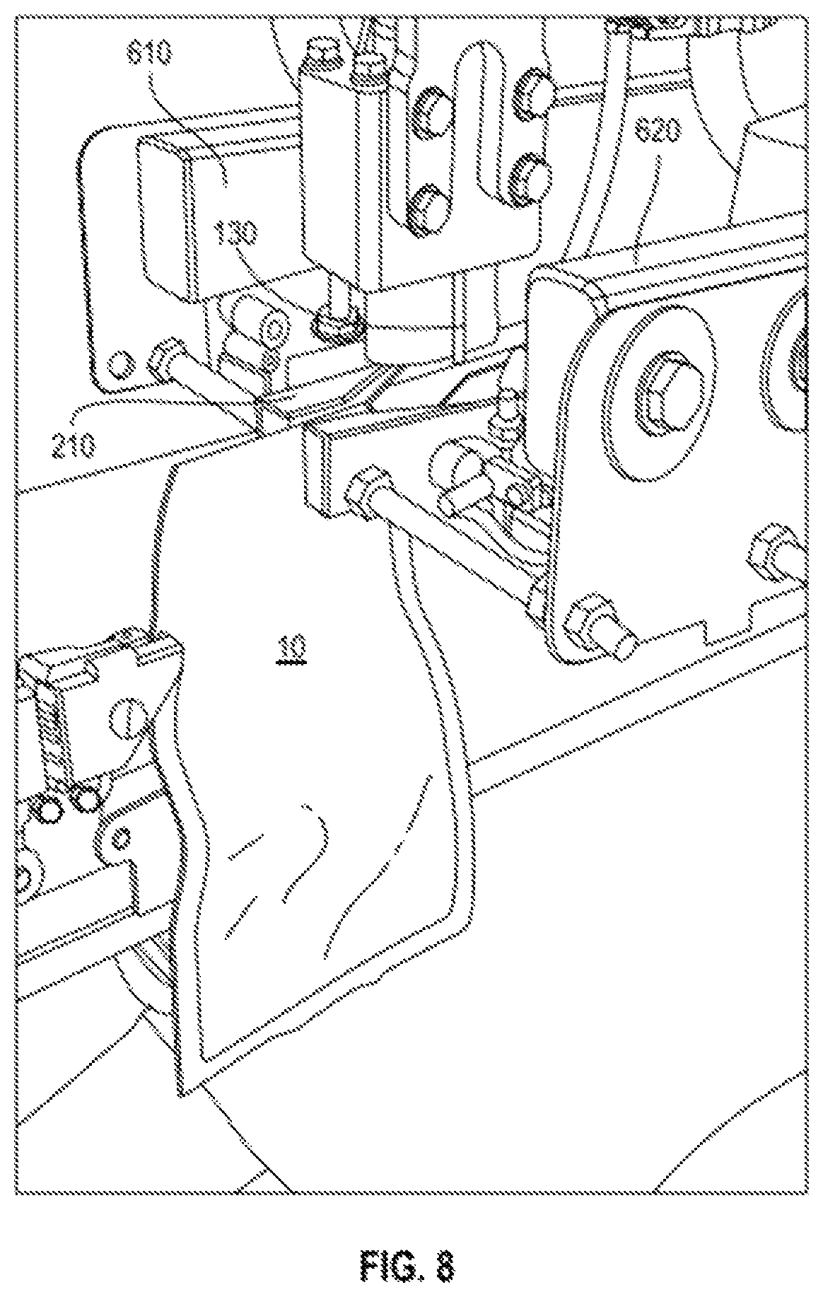 Patent US12139286 Figure 8 – Zero vent pouch filler