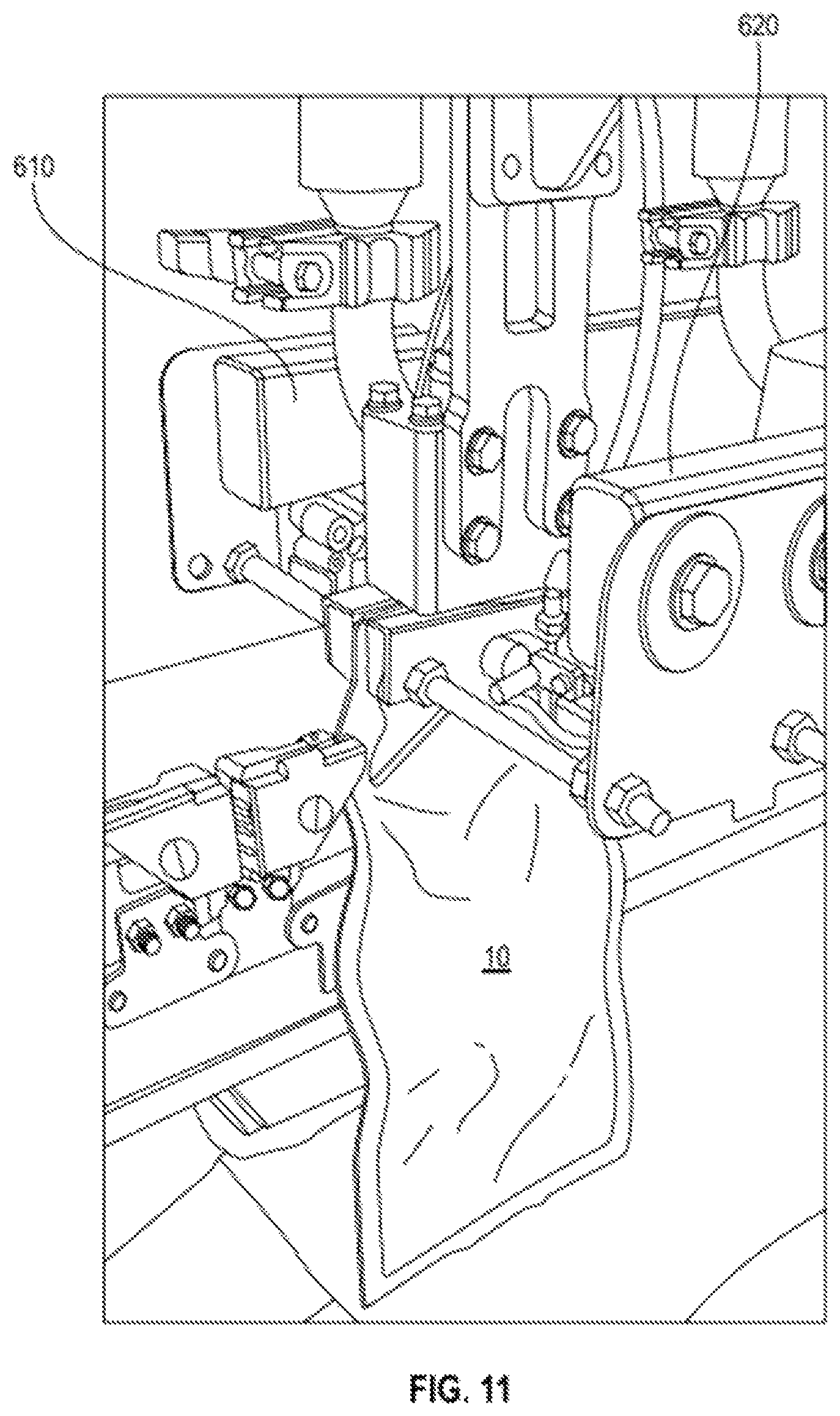 Patent US12139286 Figure 11 – Zero vent pouch filler