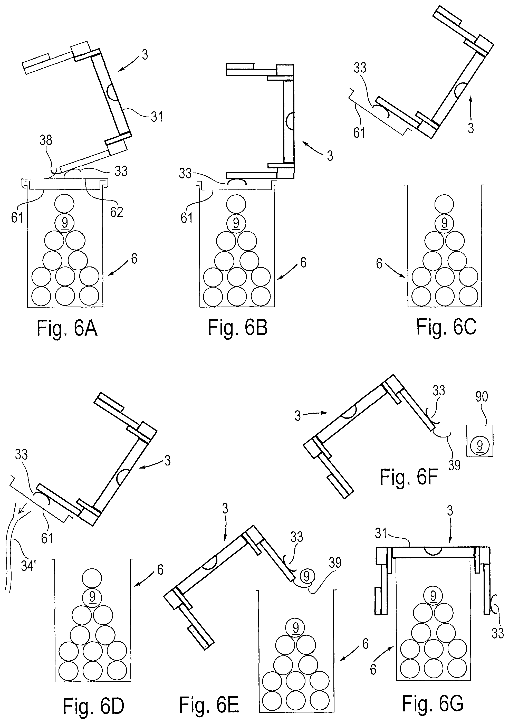 Patent US12139287 Figure 7 – System comprising containment equipment for the aseptic transfer of a powder