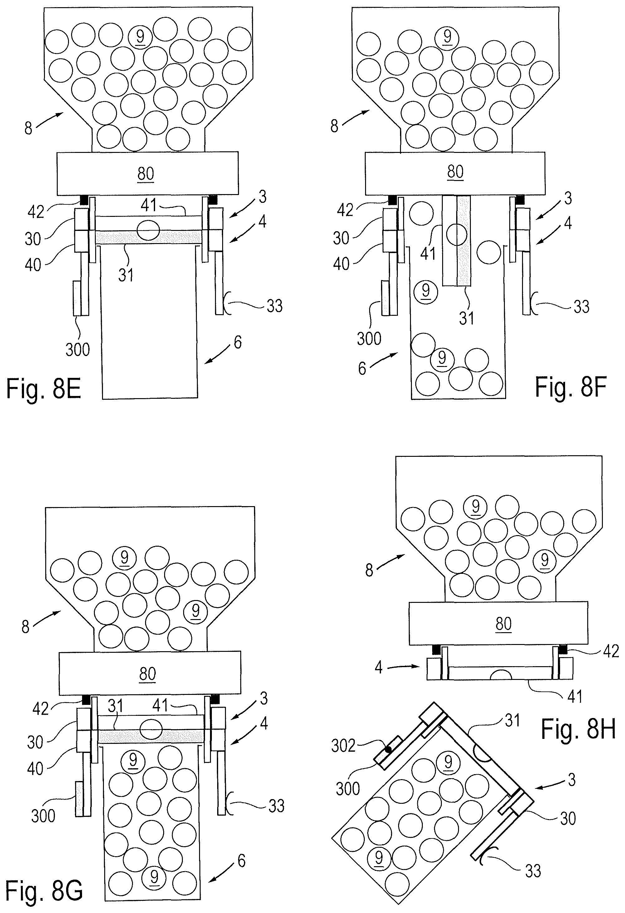 Patent US12139287 Figure 13 – System comprising containment equipment for the aseptic transfer of a powder