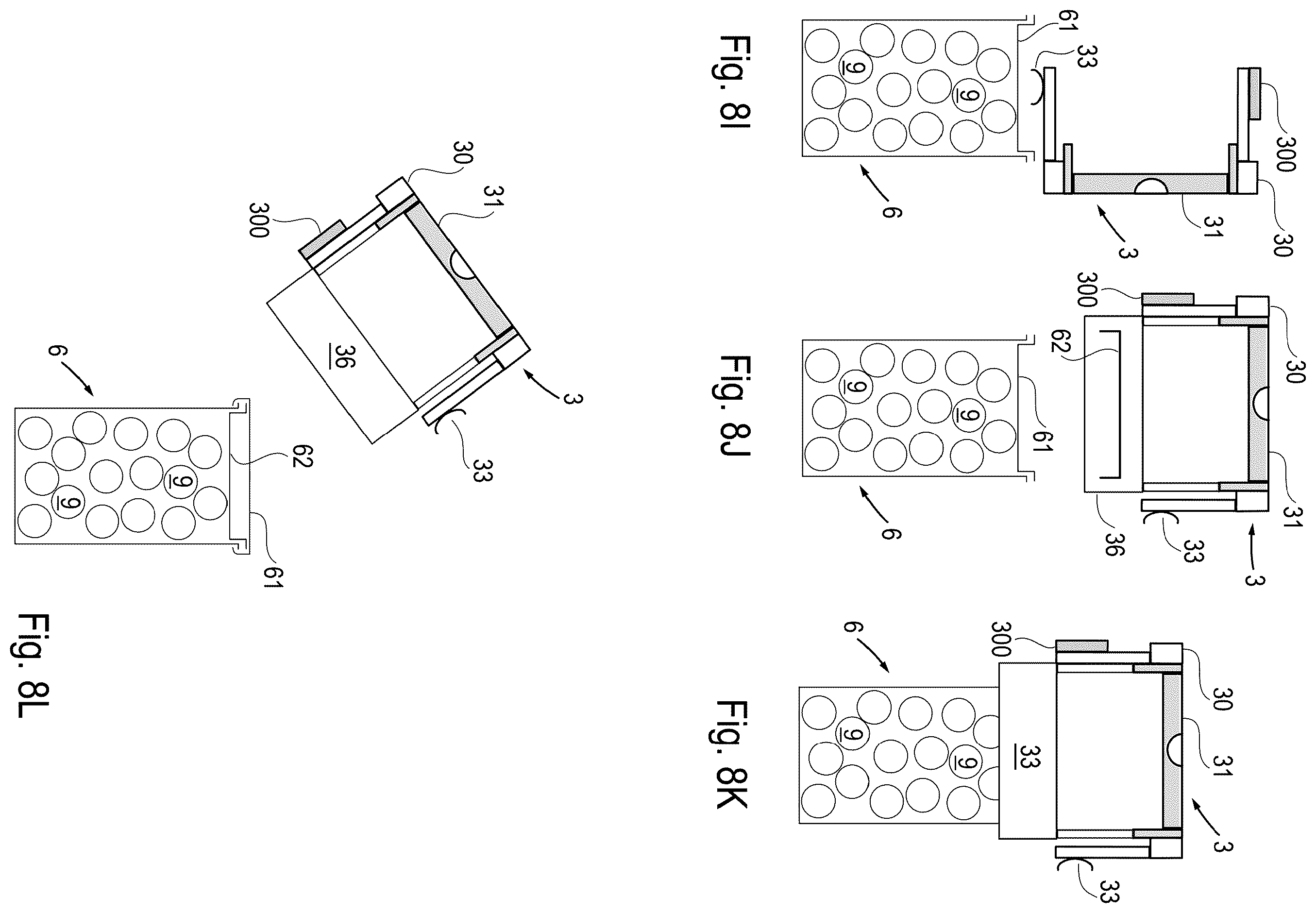 Patent US12139287 Figure 14 – System comprising containment equipment for the aseptic transfer of a powder