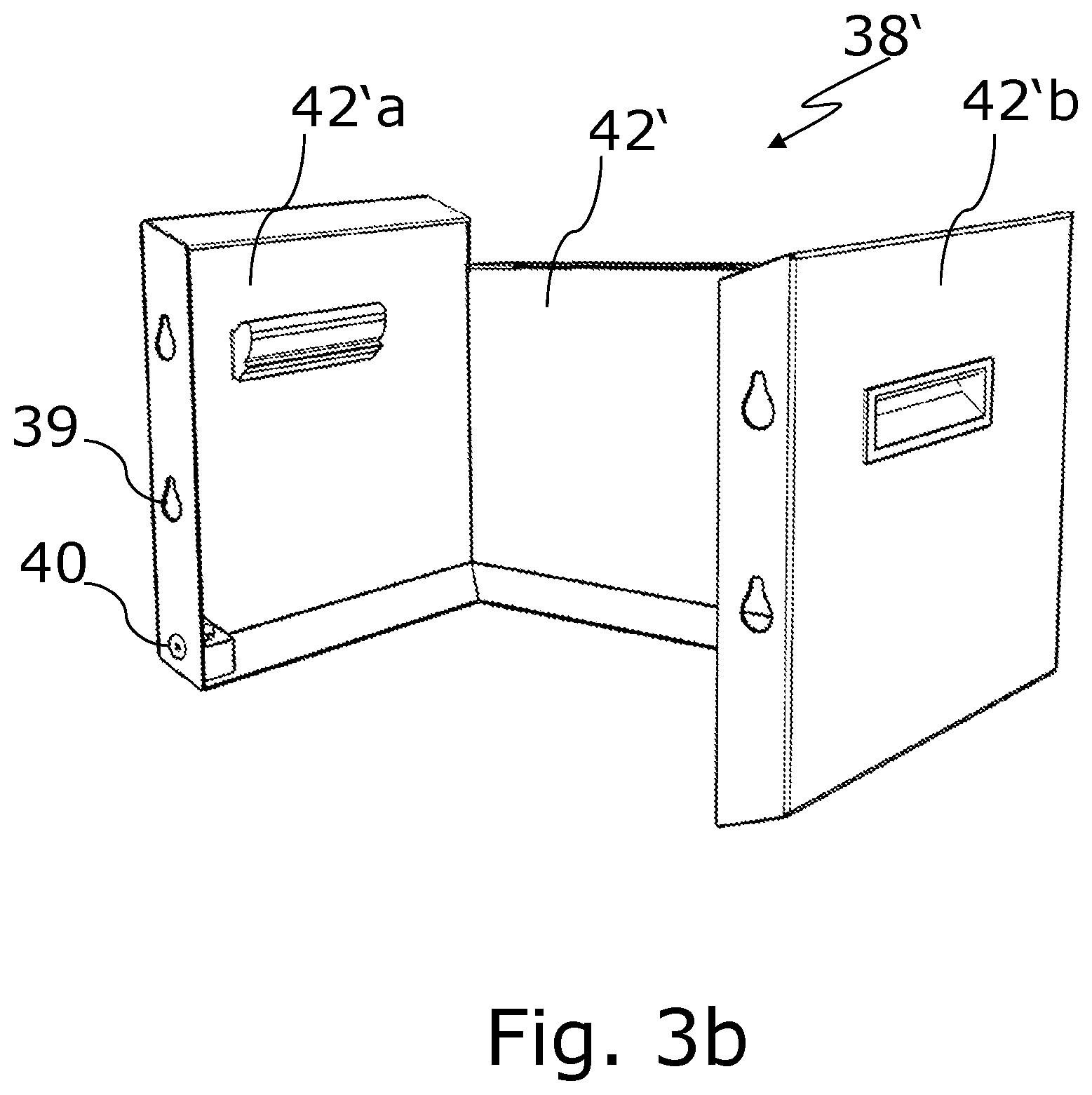 Patent US12139288 Figure 10 – Packaging machine comprising an integrated cleaning aid