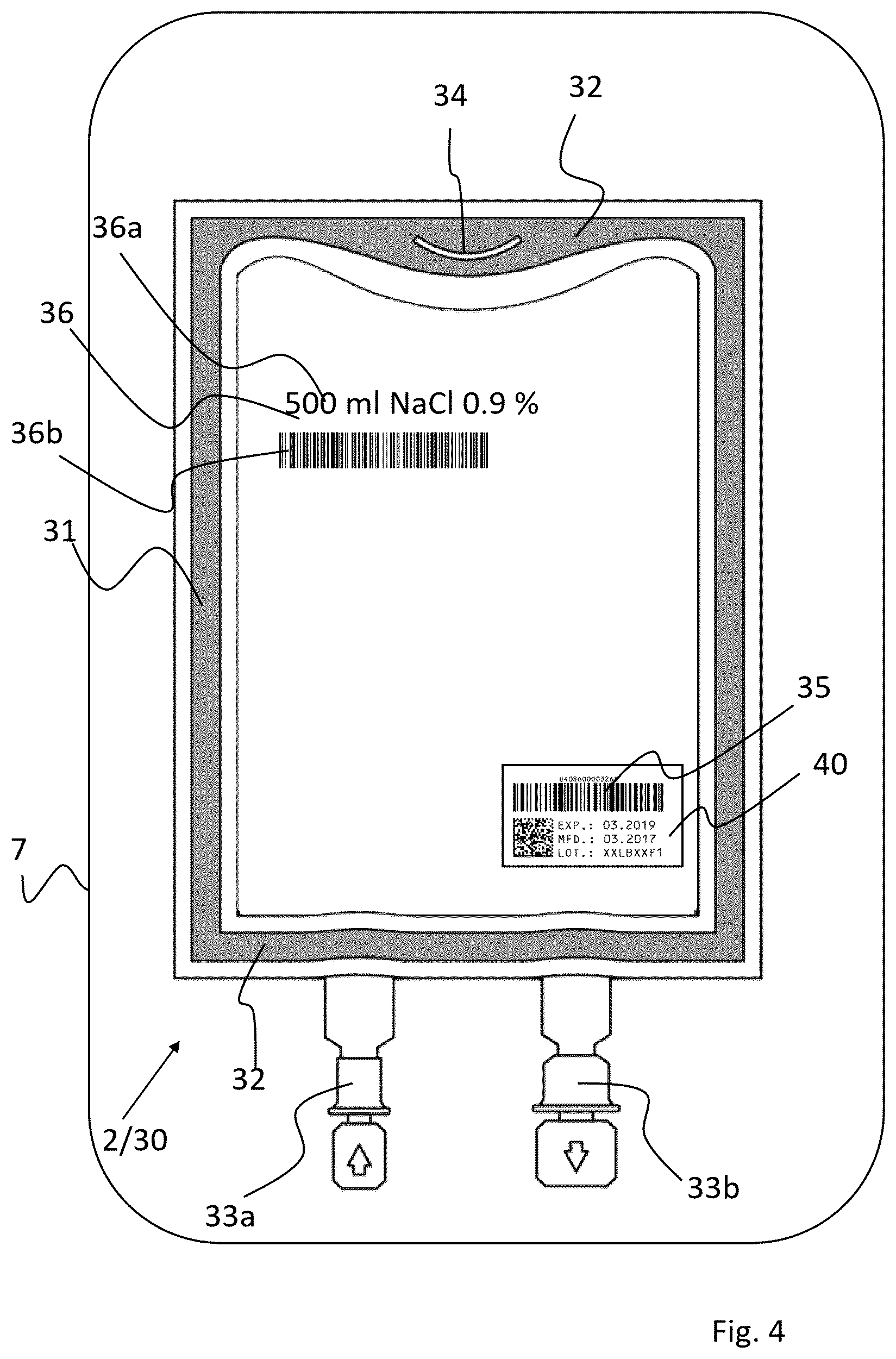 Patent US12139289 Figure 4 – System and method for producing medical packaging