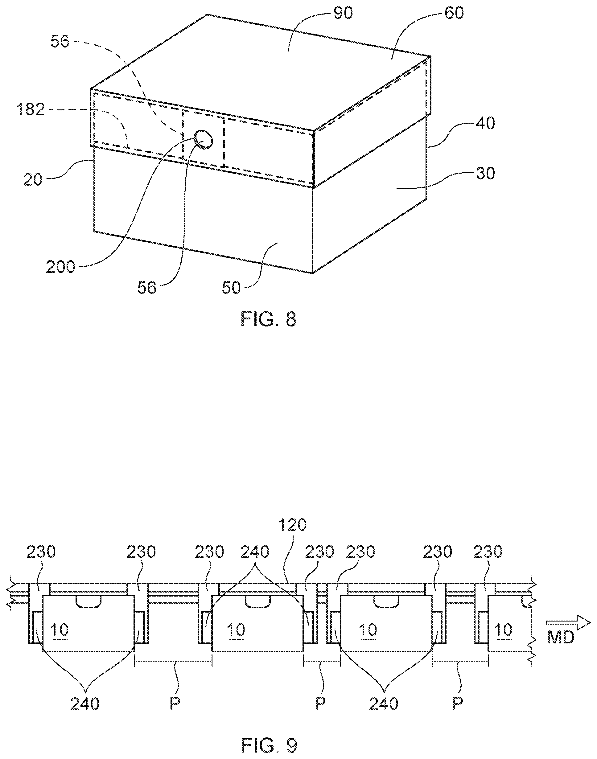 Patent US12139291 Figure 5 – Process for forming a hood for a tray